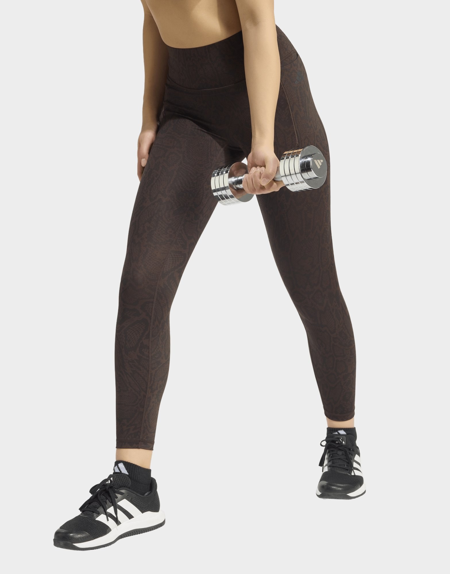adidas Optime Primelift 7/8-leggings, Schlangenprint