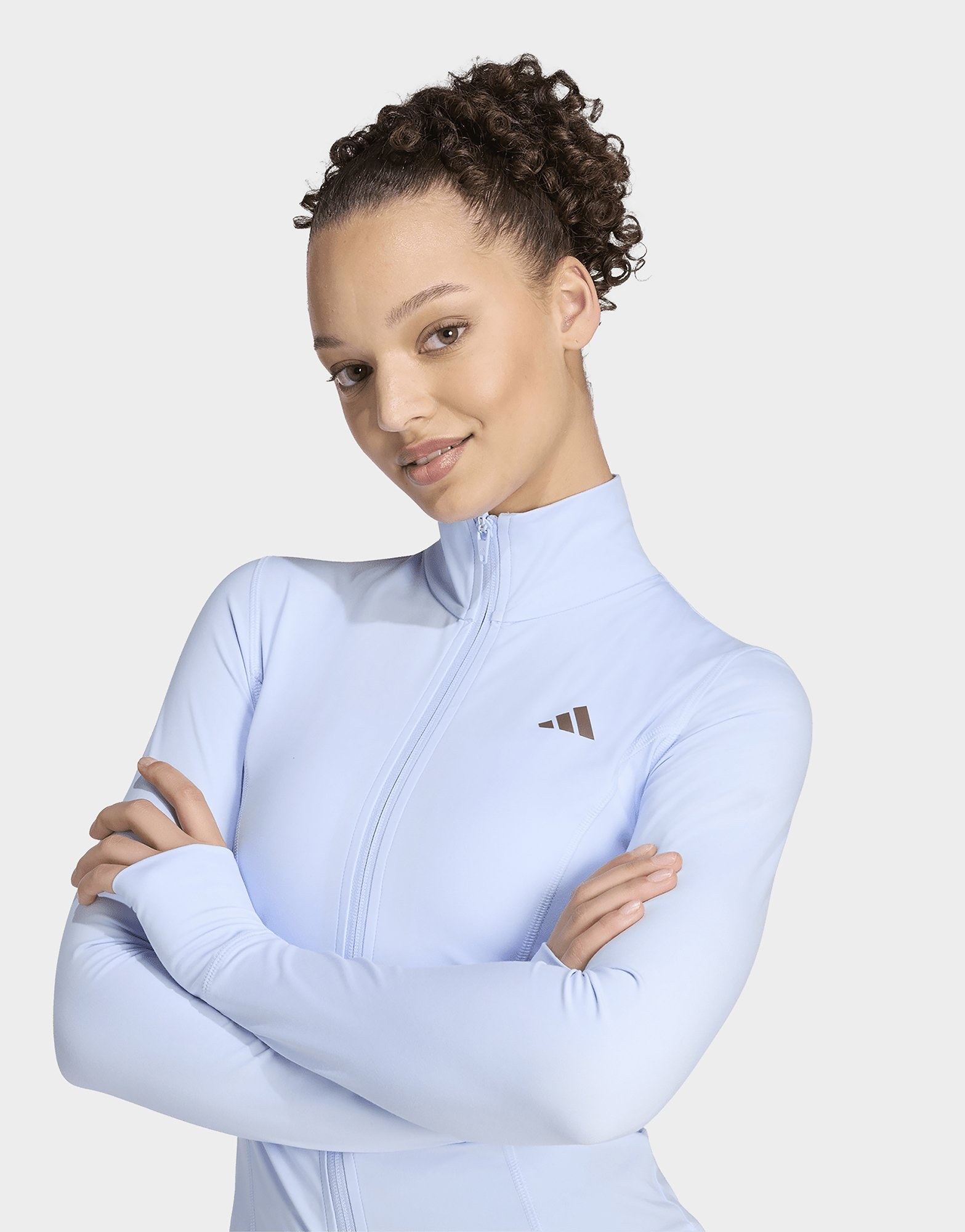 adidas 3-stripes Studio Jacke Mit Durchgehendem Reißverschluss