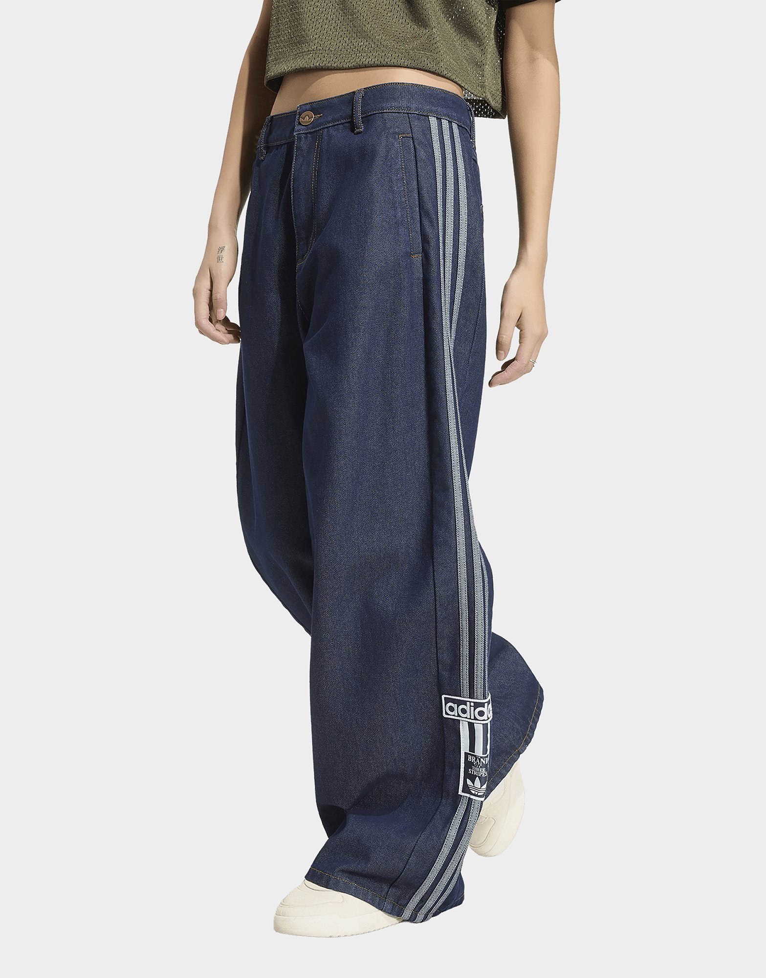 adidas Adibreak Jeans, Weites Bein, Mittelhoher Bund