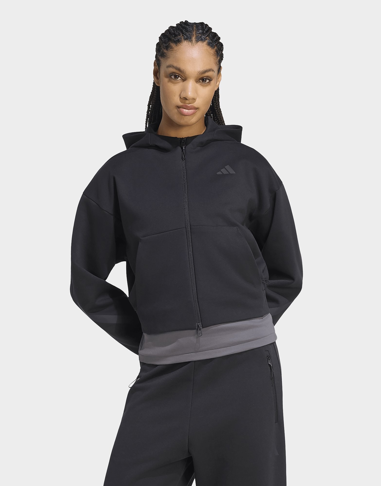 adidas Z.n.e. Sweatshirt, Kürzer Geschnitten, Durchgehender Reissverschluss