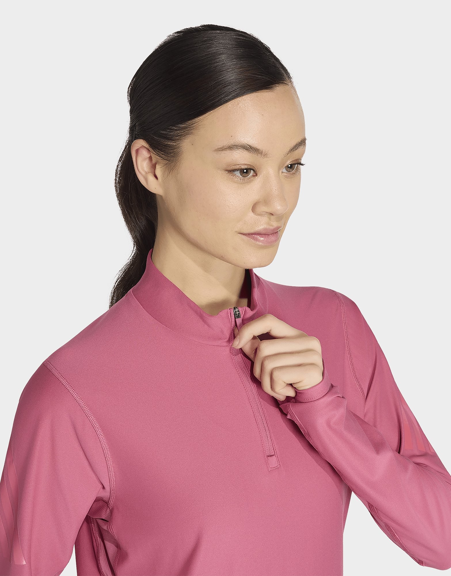 adidas Adi365 Iconic Running Pullover, Reißverschluss Bis Zur Brust