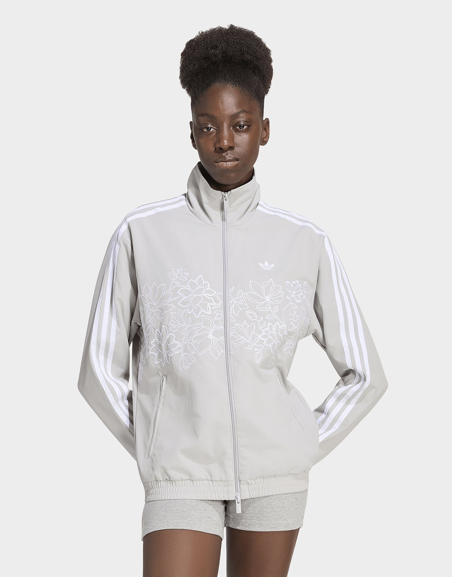 adidas Floral Gfx Firebird Loose Originals Jacke