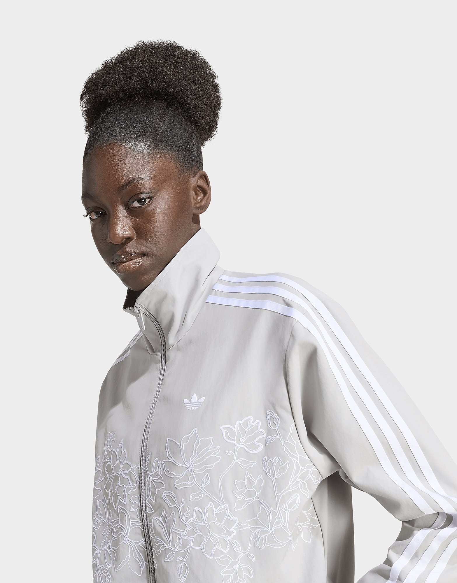 adidas Floral Gfx Firebird Loose Originals Jacke