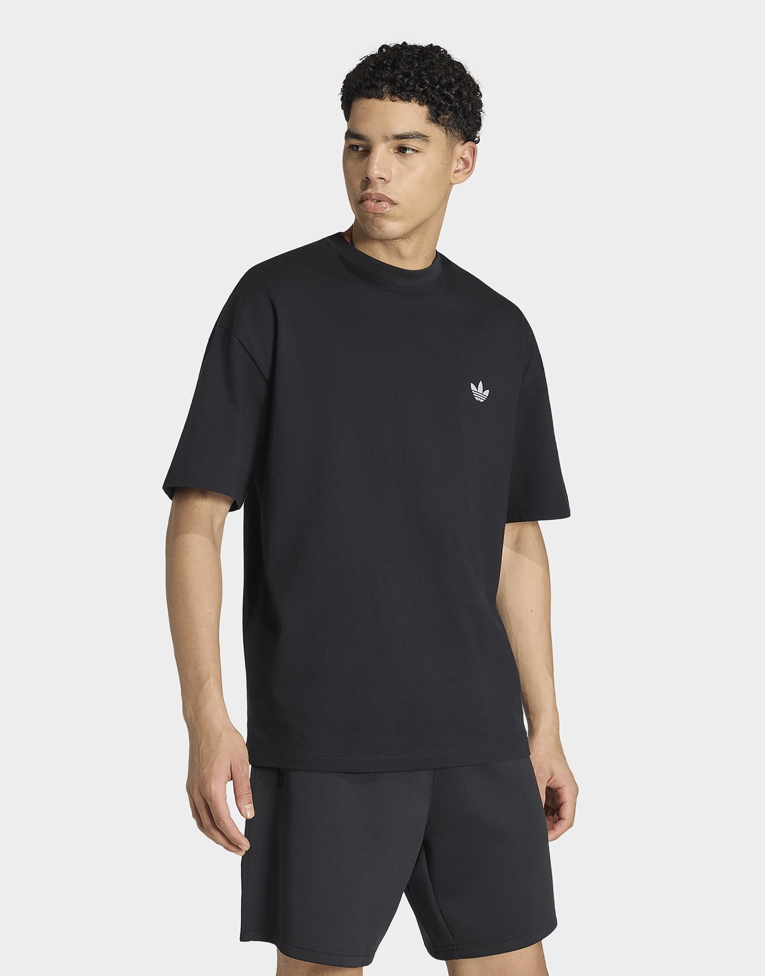 adidas TREFOIL ESSENTIALS SPACER T-SHIRT, LOCKER GESCHNITTEN
