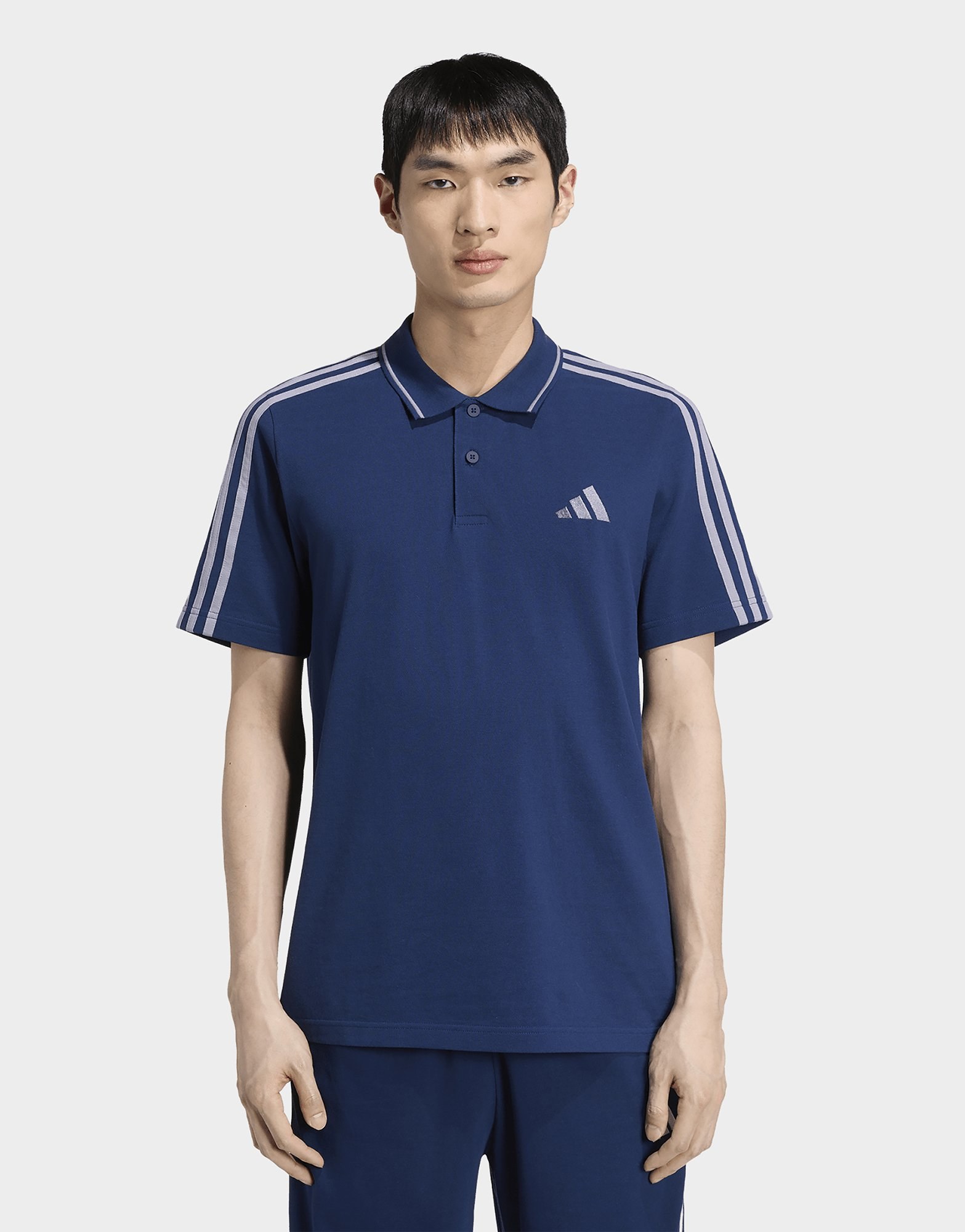 adidas Essentials 3-streifen Pikee-poloshirt