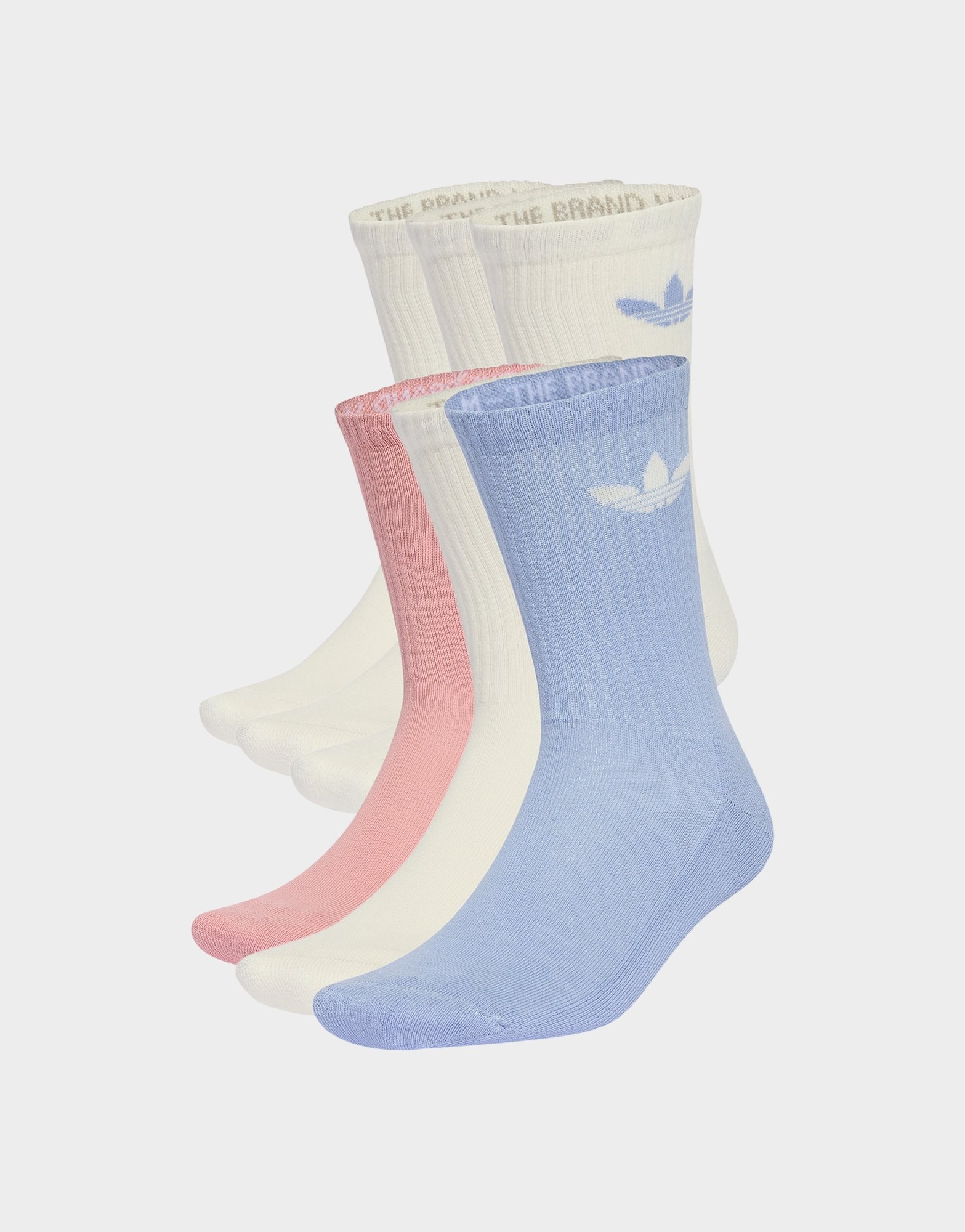 adidas Originals Trefoil Cushion Crew Socken, 6 Paar