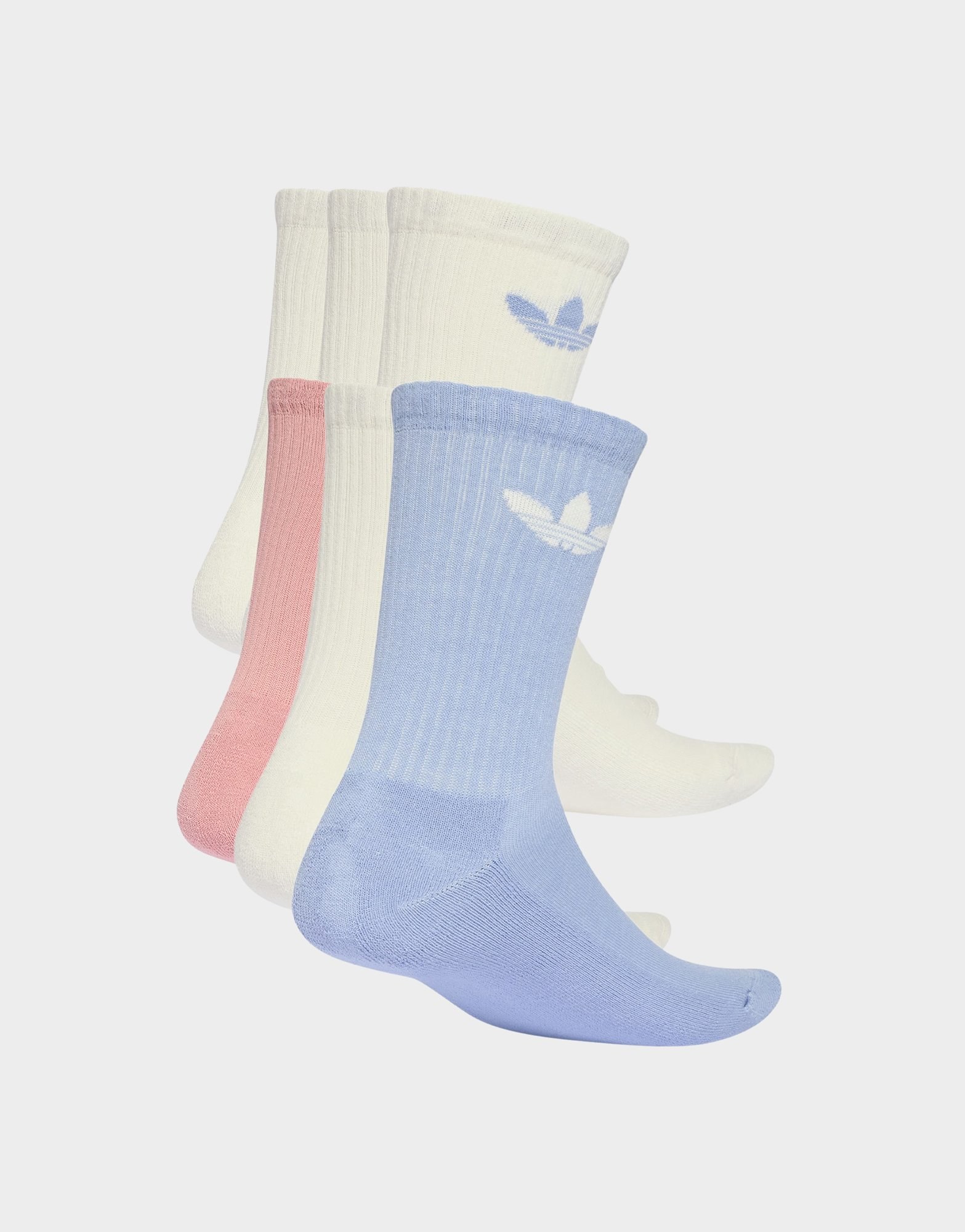 adidas Originals Trefoil Cushion Crew Socken, 6 Paar