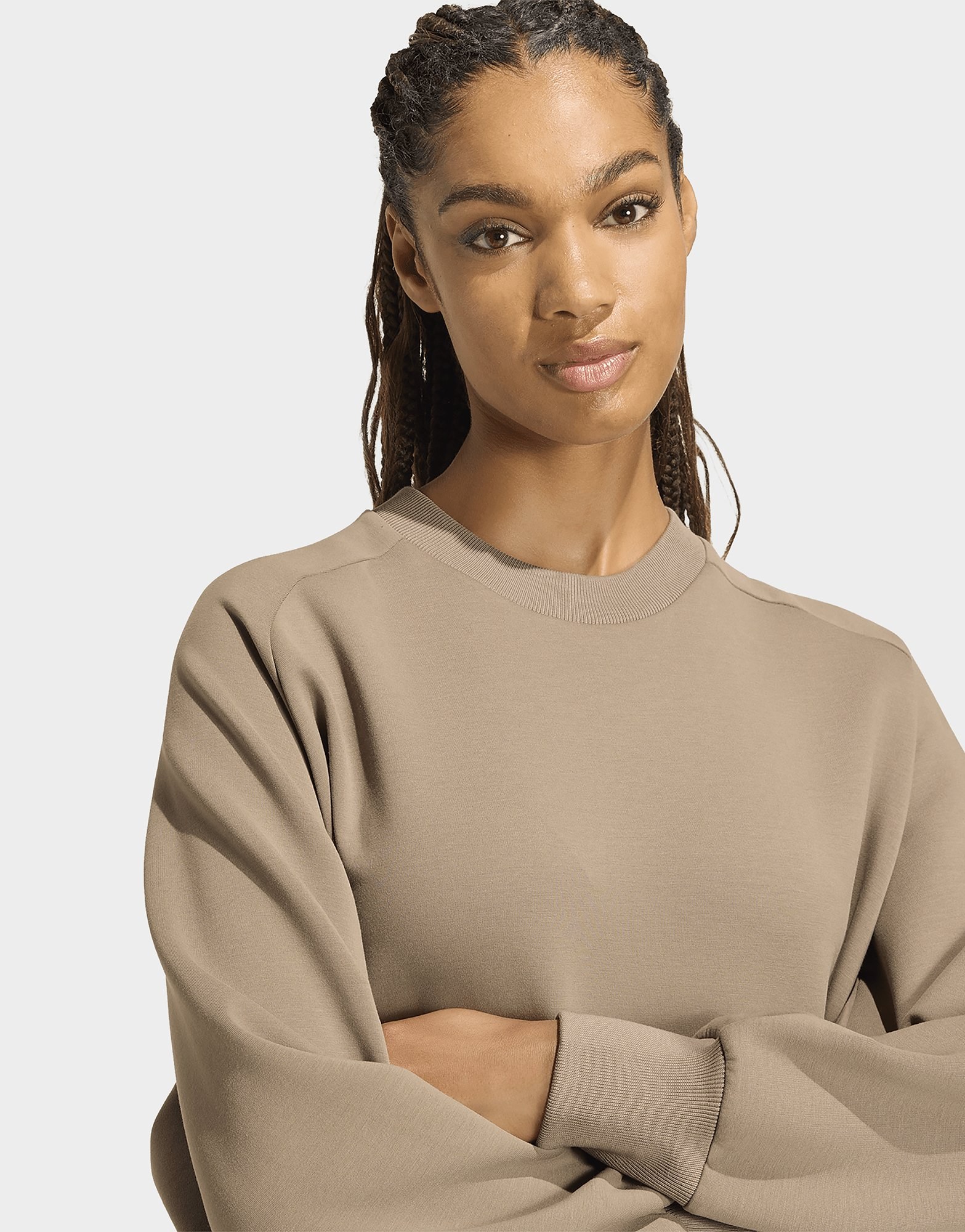 adidas Soft Lux Sweatshirt, Locker Geschnitten