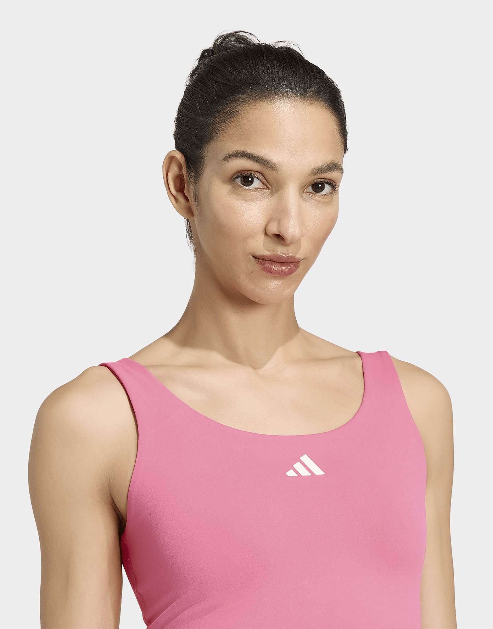 adidas 3-streifen Studio All Me Tanktop, Leicht Stützend