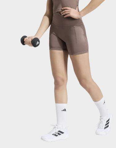 adidas 3-streifen Studio All Me Booty Leggings, Kurz