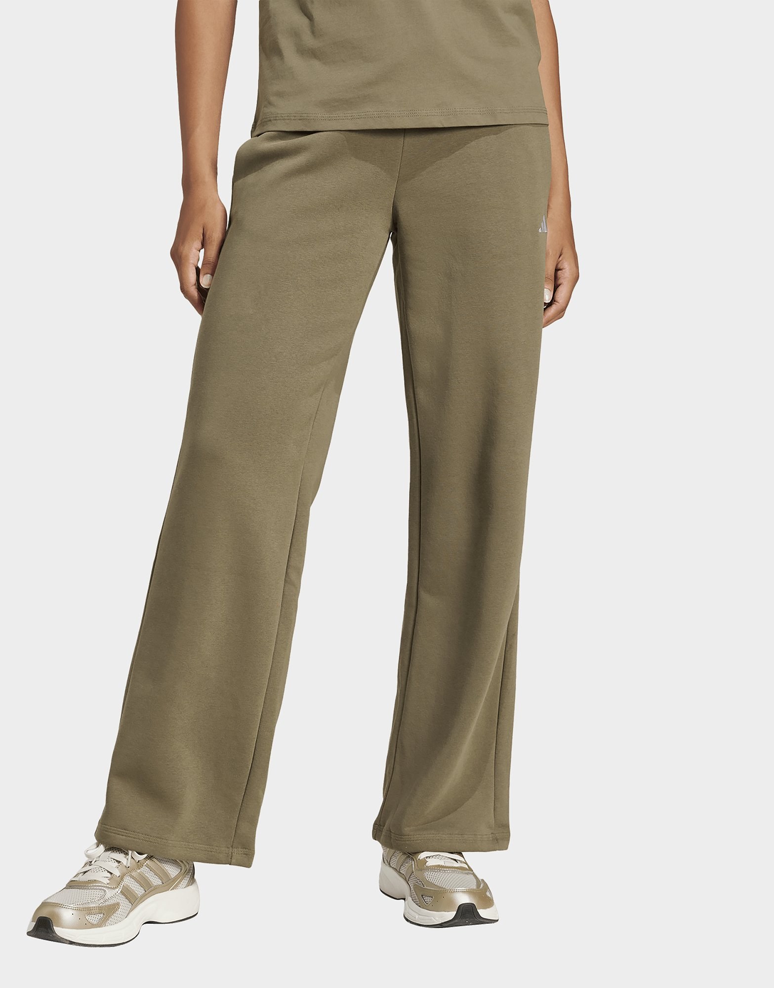 adidas Essentials Small Logo Feel Cozy Open-hem Hose