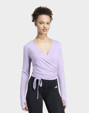 adidas 3-streifen Studio Soft Ballett Wickeltop