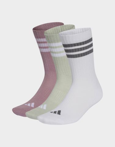 adidas 3-streifen Socken, Knöchellang, Mit Polsterung, 3er-pack
