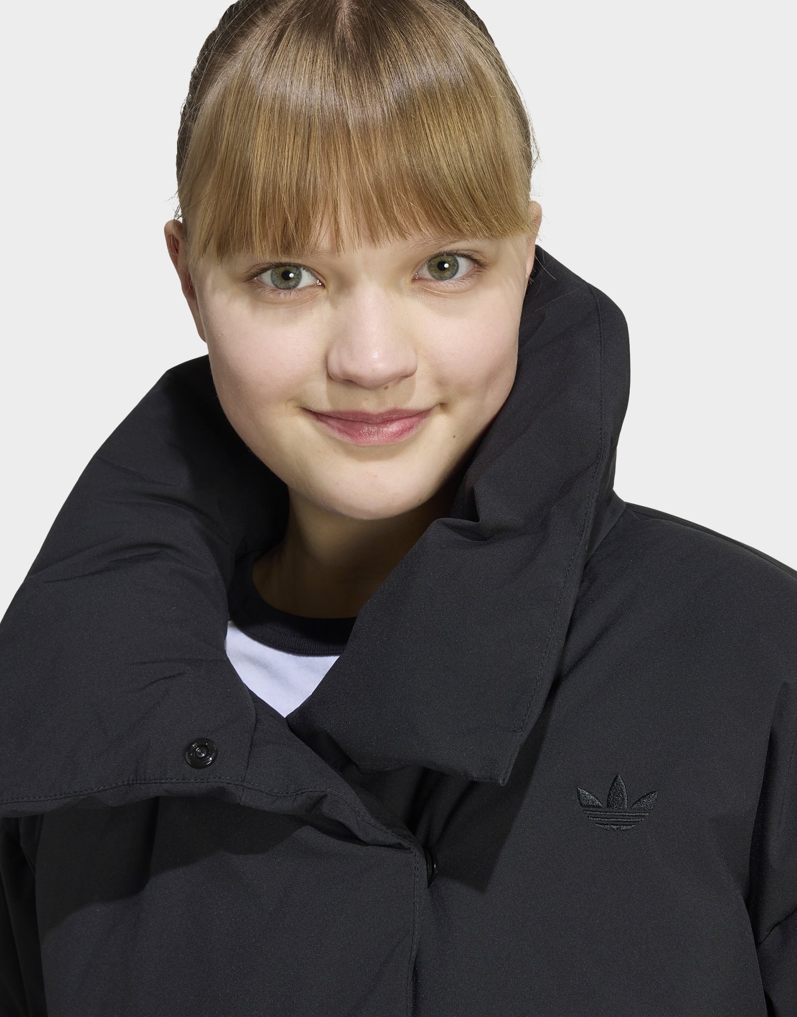 adidas Puffer Jacke, Oversize-passform