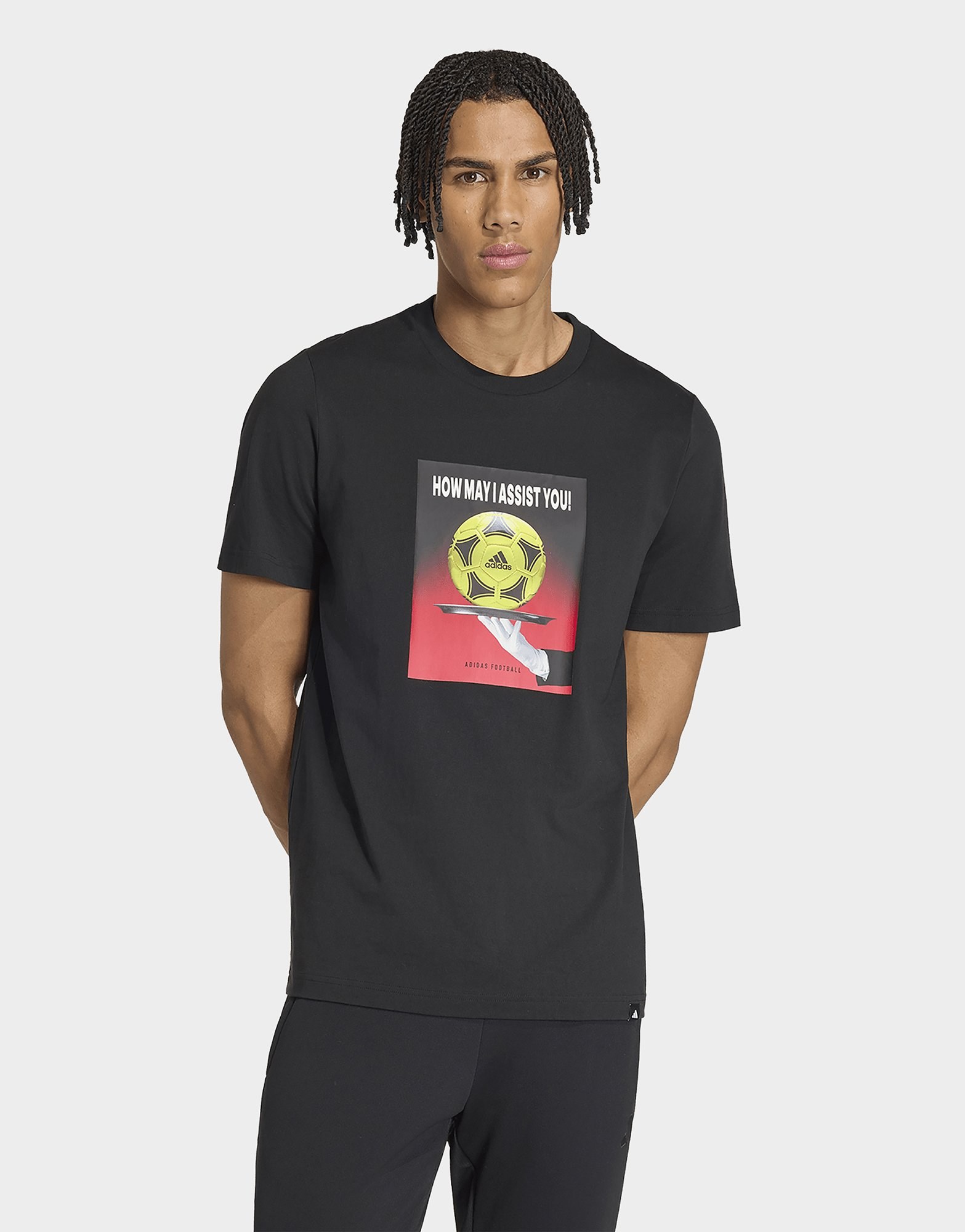 adidas Fussballslogan Grafik T-shirt