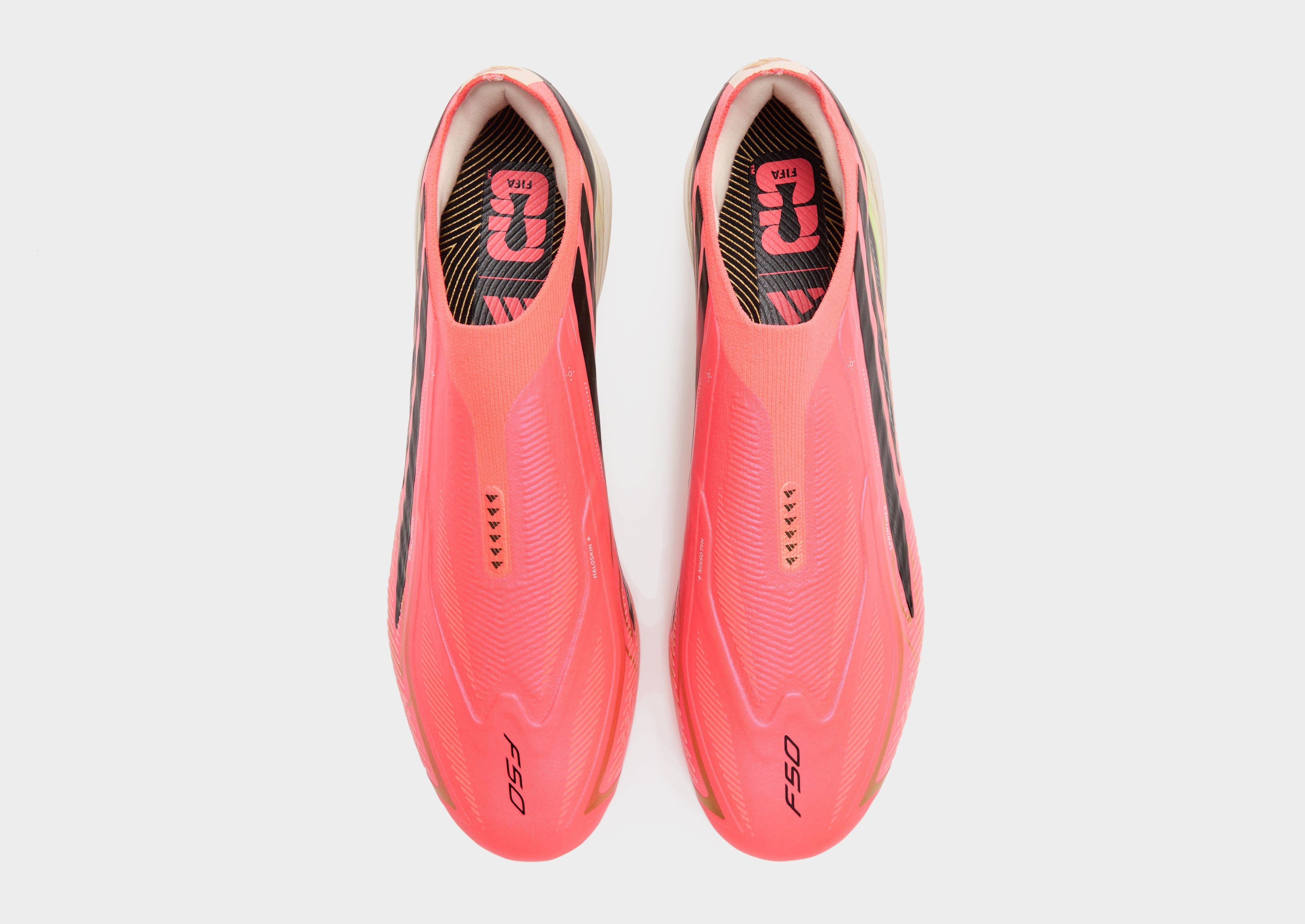 adidas F50 Hyperfast Elite Fußballschuh, Feste Böden, Ohne Schnürsenkel