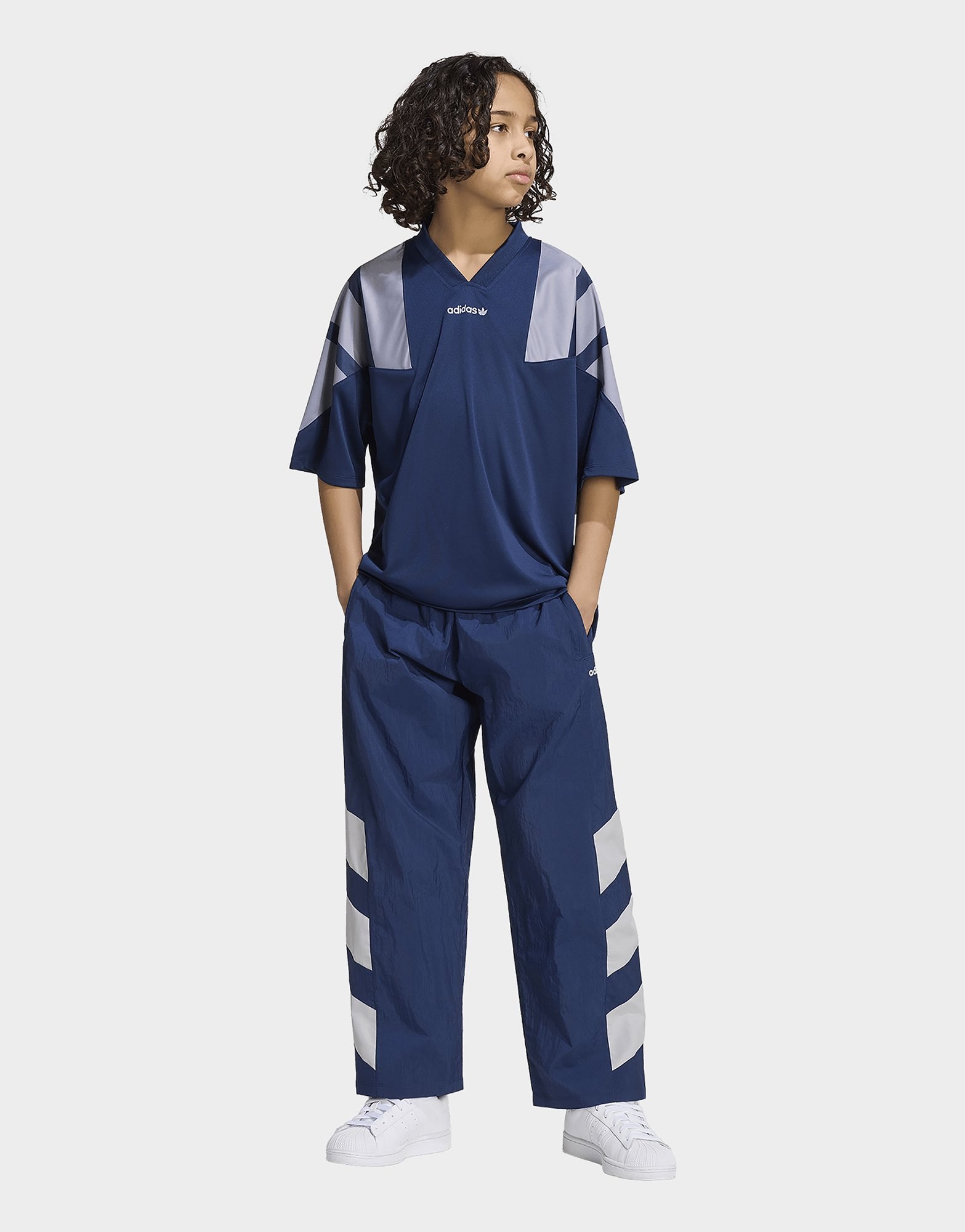 adidas TRAININGSHOSE, OVERSIZE, GEWEBT, COLOURBLOCKING