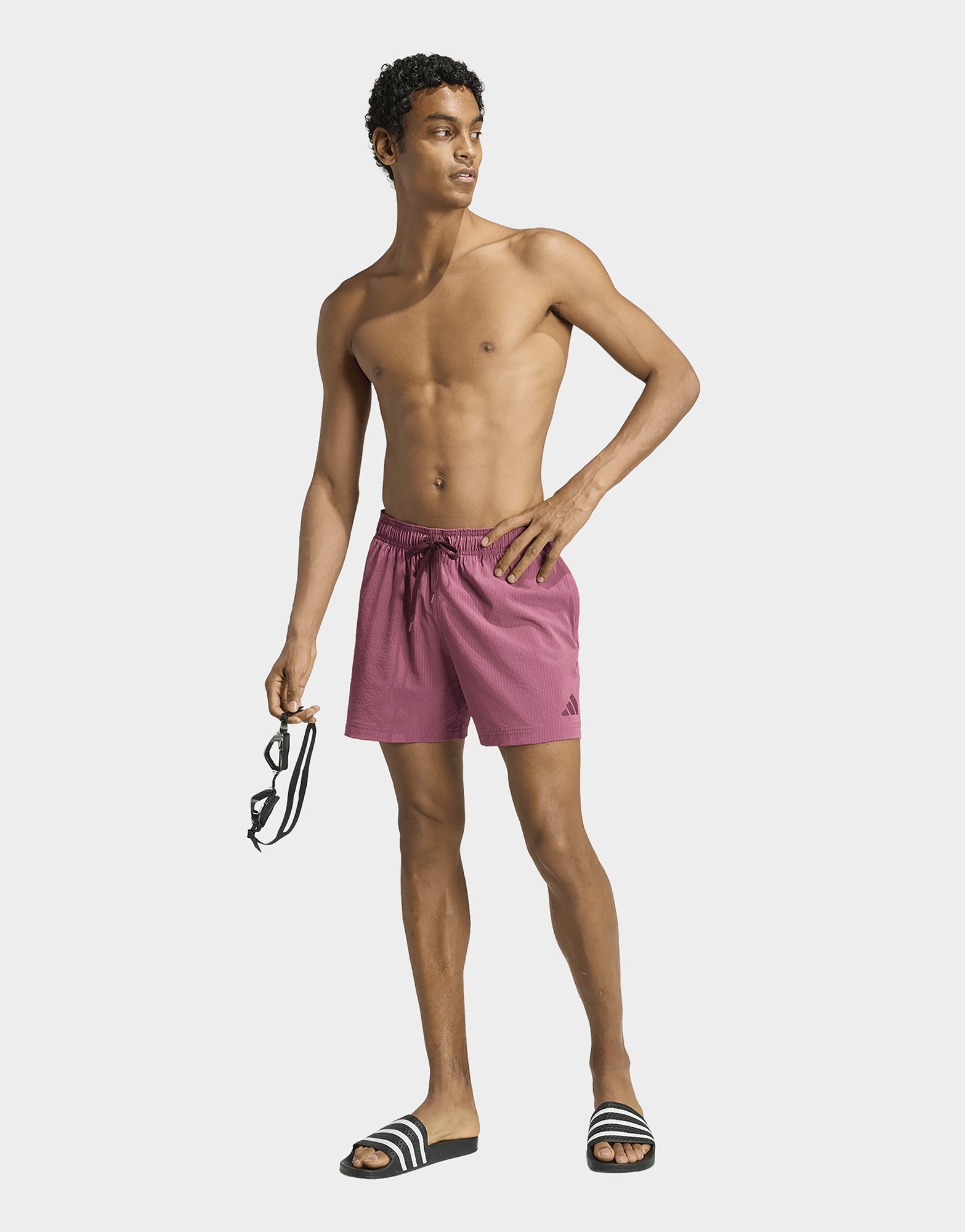 adidas Irisierende Seersucker Badeshorts, 13 Cm