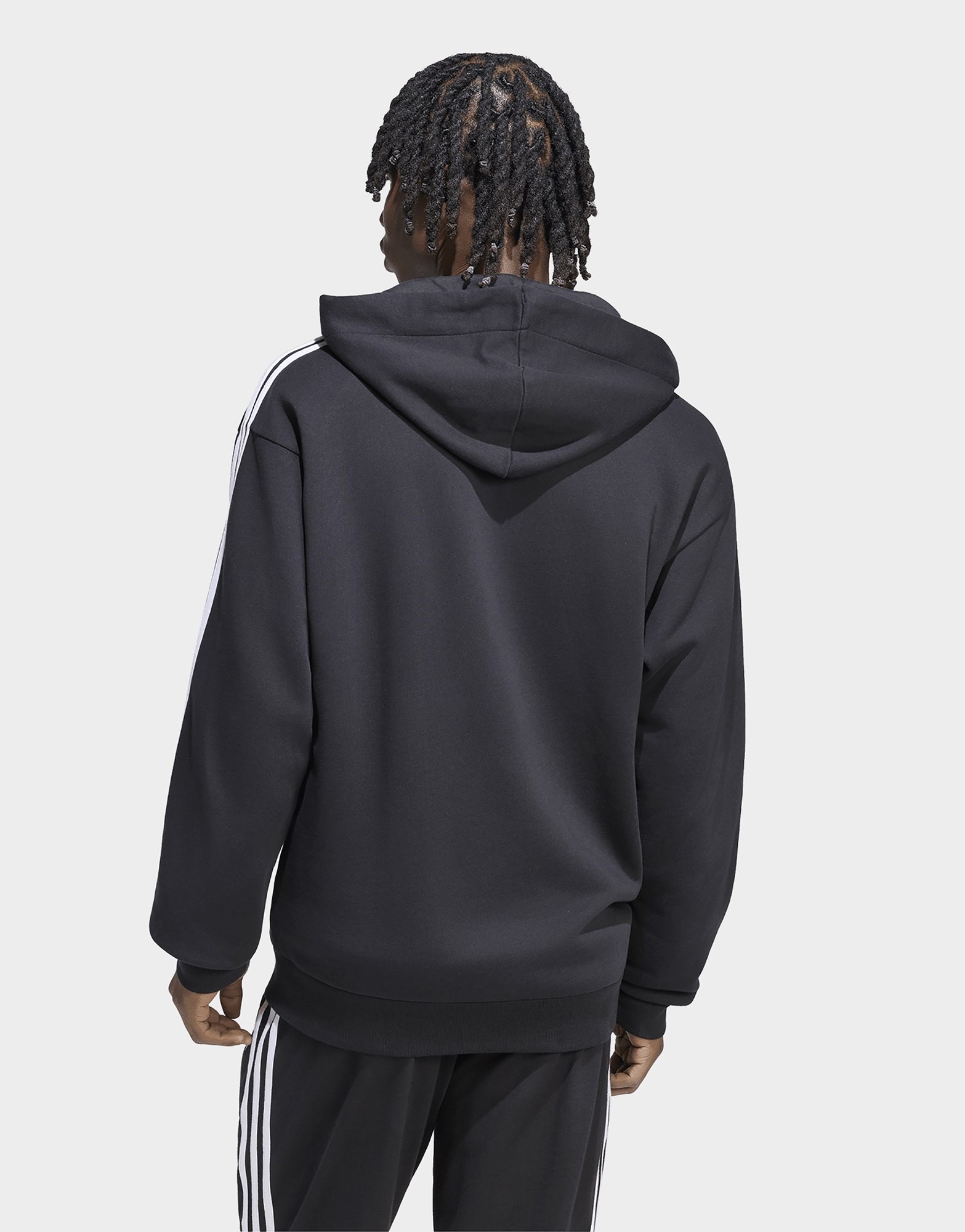 adidas Essentials 3-Streifen French Terry Kapuzenjacke