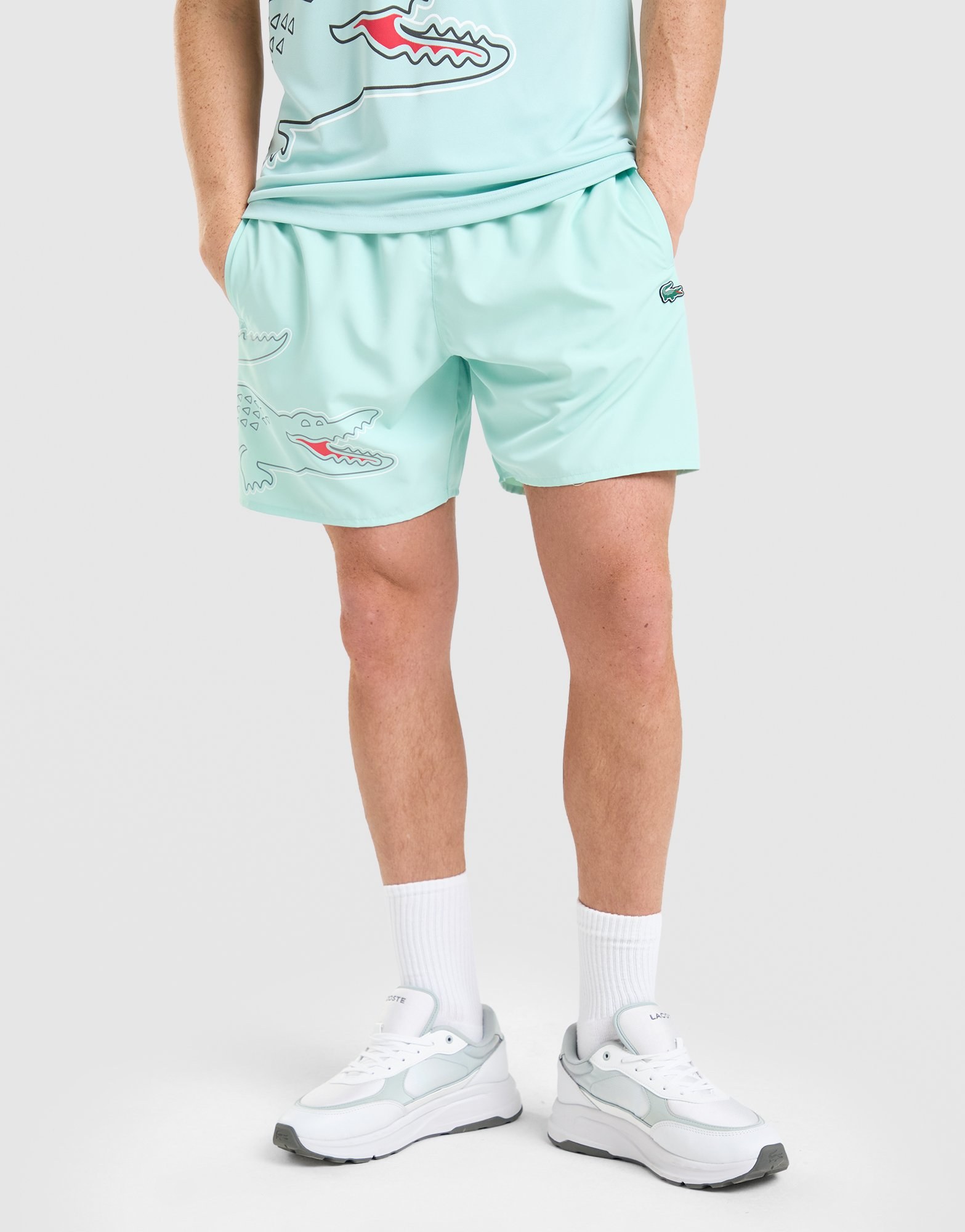 Lacoste Croc Wrap Swim Shorts