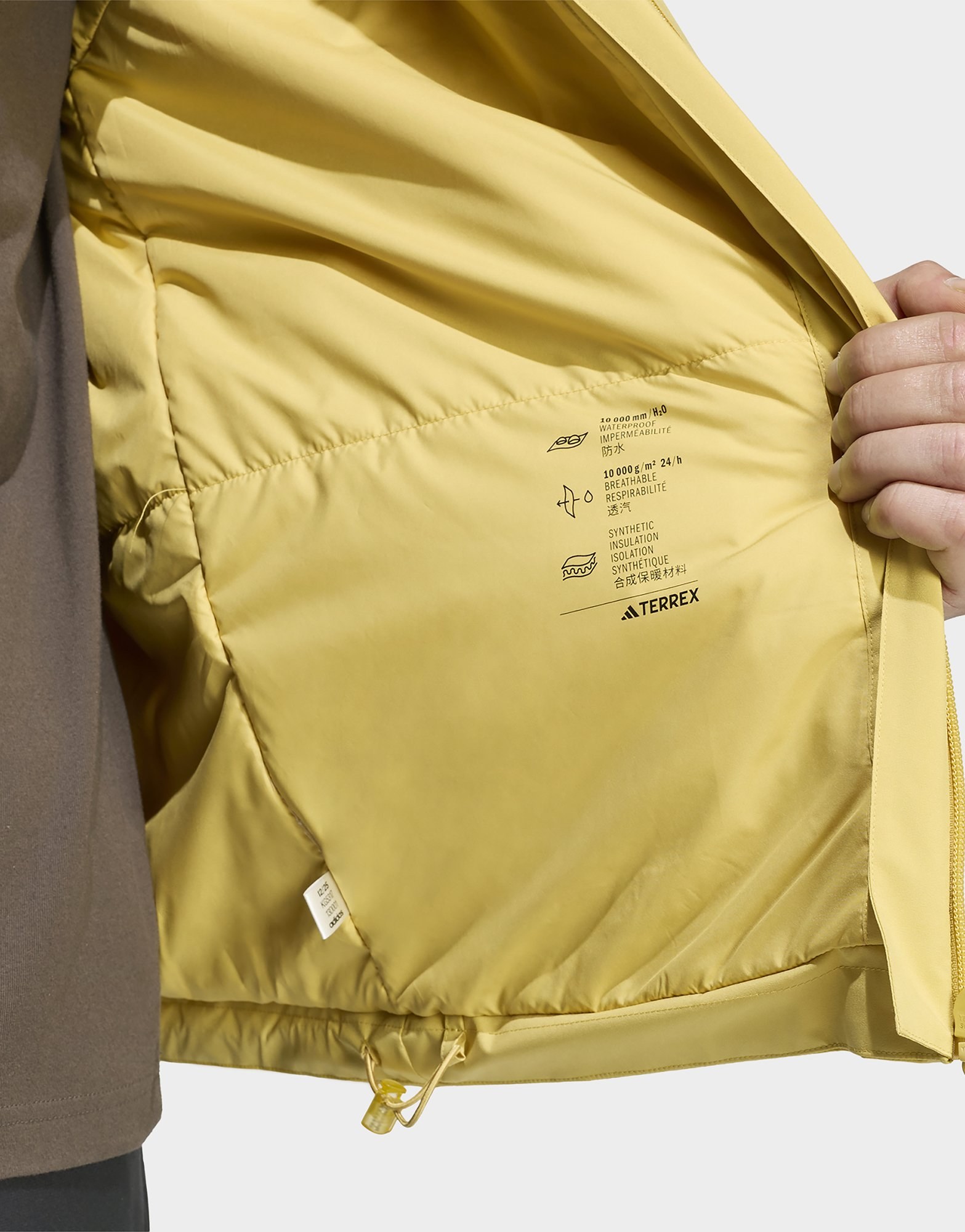 adidas Terrex Multi Essentials Climaproof Kapuzenjacke, Isolierend