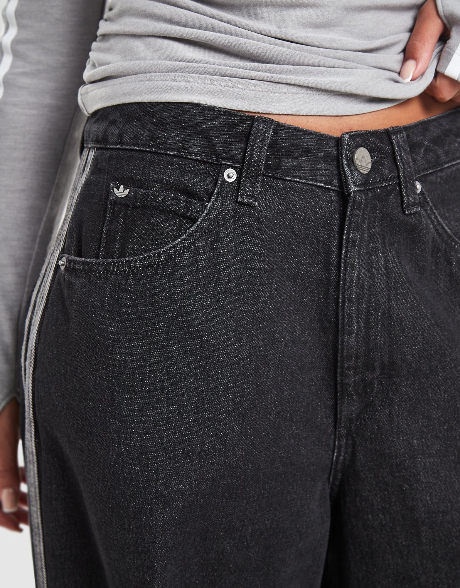 adidas Originals Barrel Leg Denim Jeans
