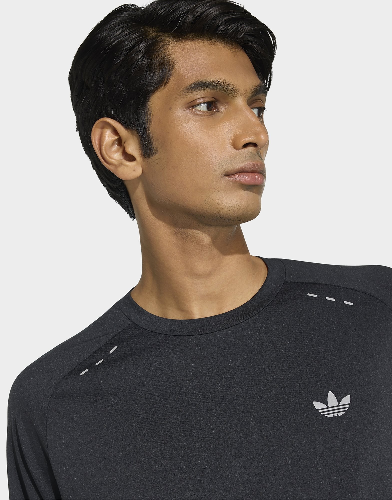 adidas TECH TREFOIL ESSENTIALS POLY TOP, LANGÄRMELIG
