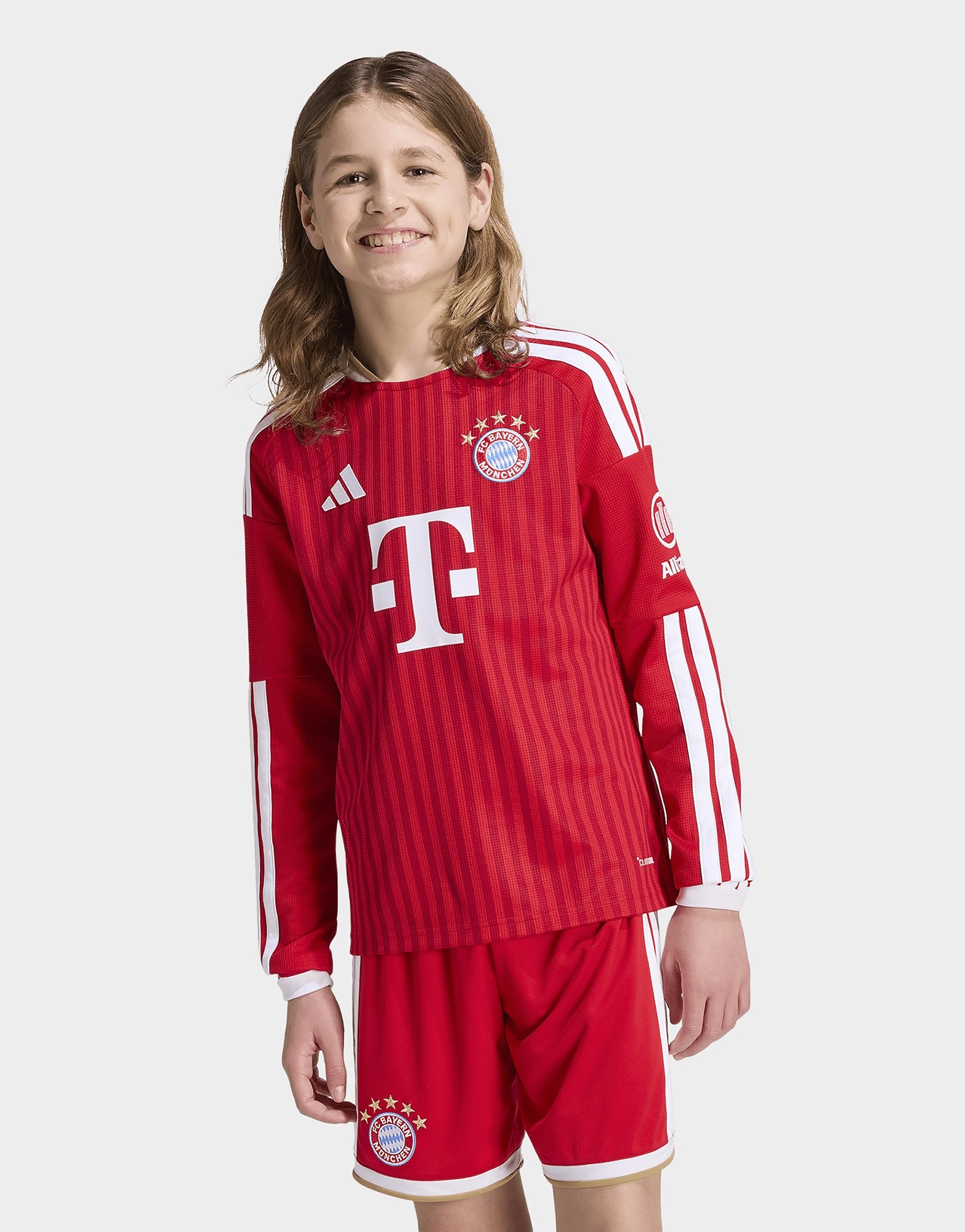 adidas FC Bayern München 26/27 Kids Heimtrikot, langärmelig