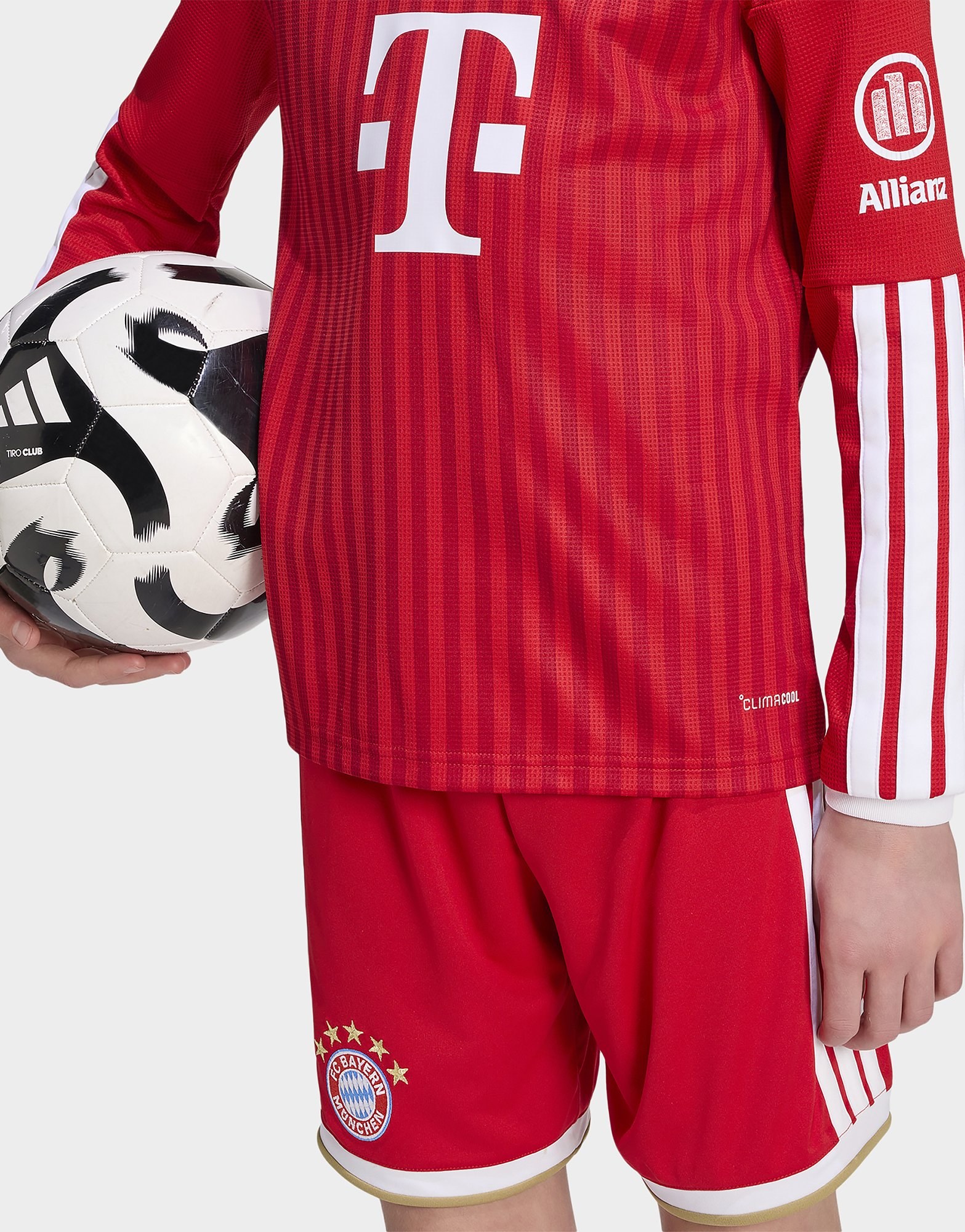 adidas FC Bayern München 26/27 Kids Heimtrikot, langärmelig