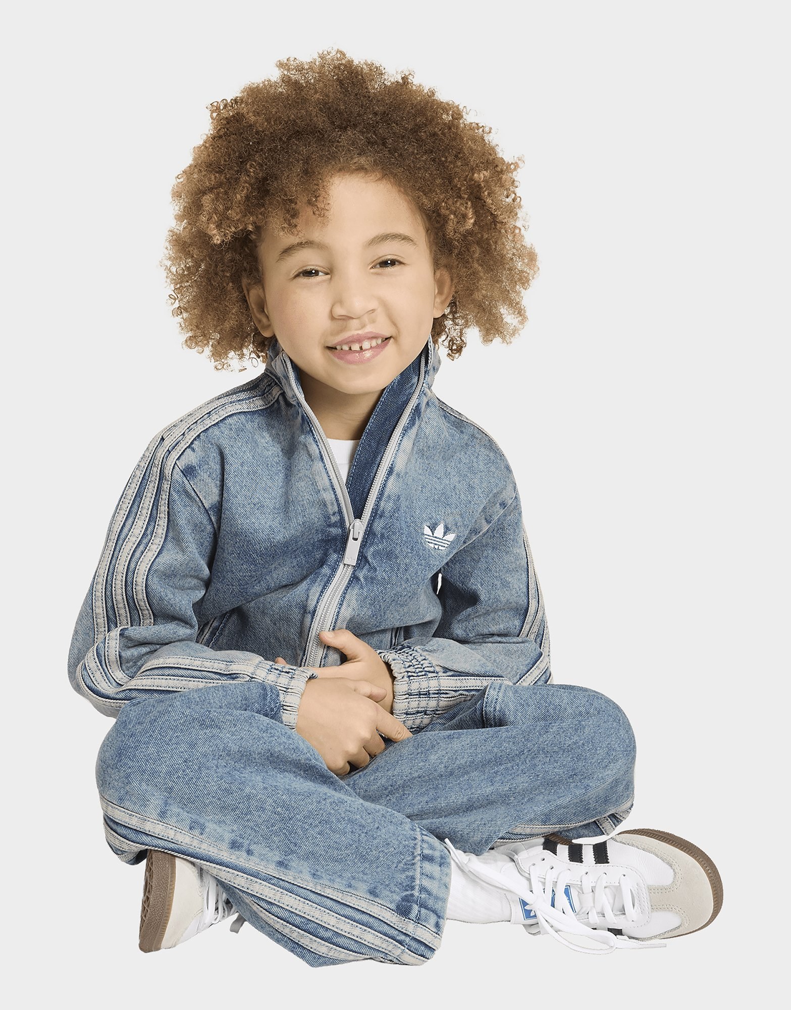 adidas Firebird Originals Jacke, Denim, Locker Geschnitten