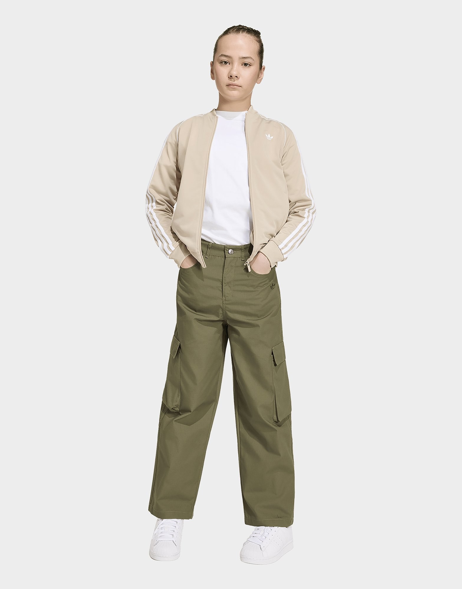 adidas Cargohose, Oversize, Ripstop
