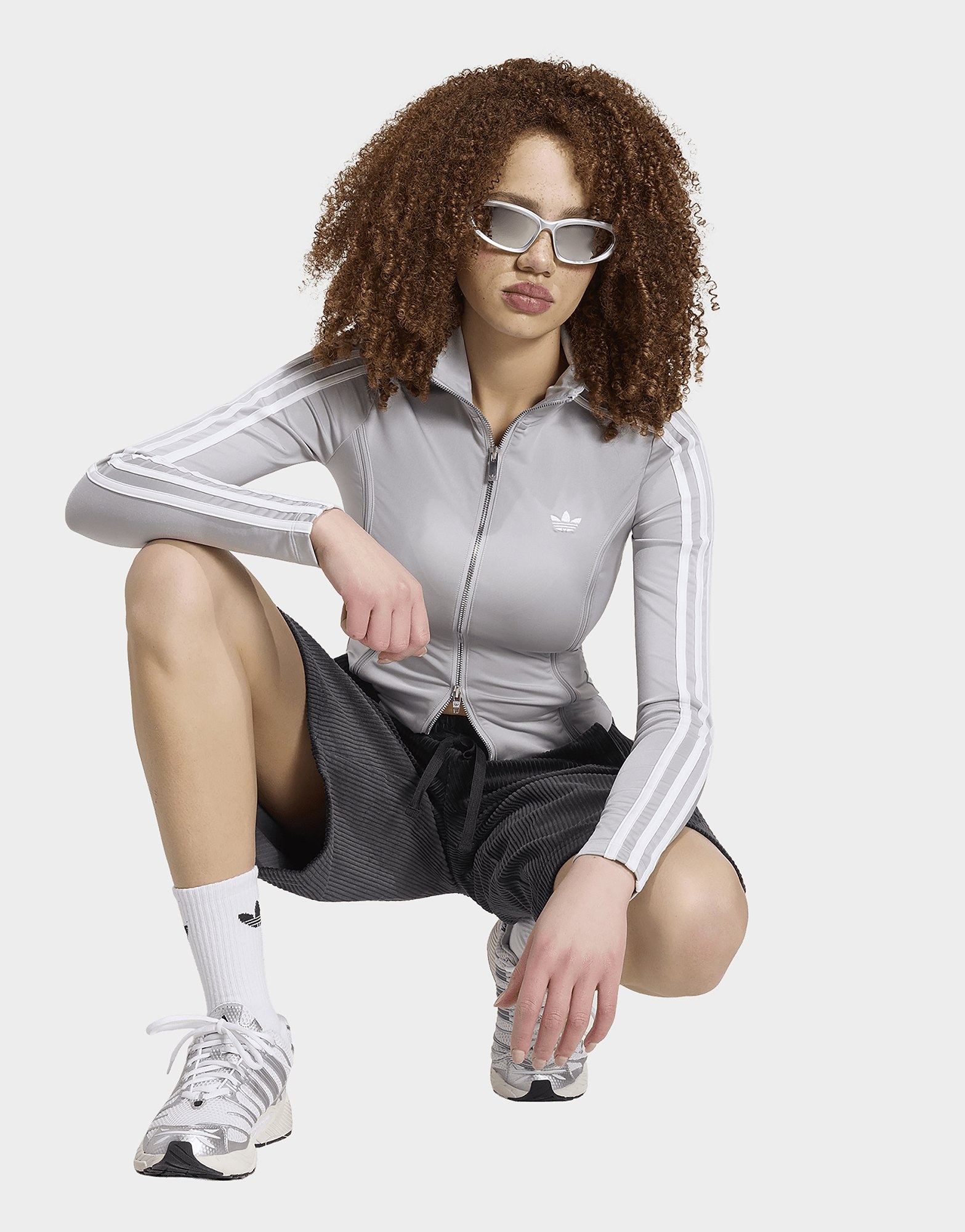 adidas X MIA MARQUEZ T-SHIRT, LANGÄRMELIG, REISSVERSCHLUSS