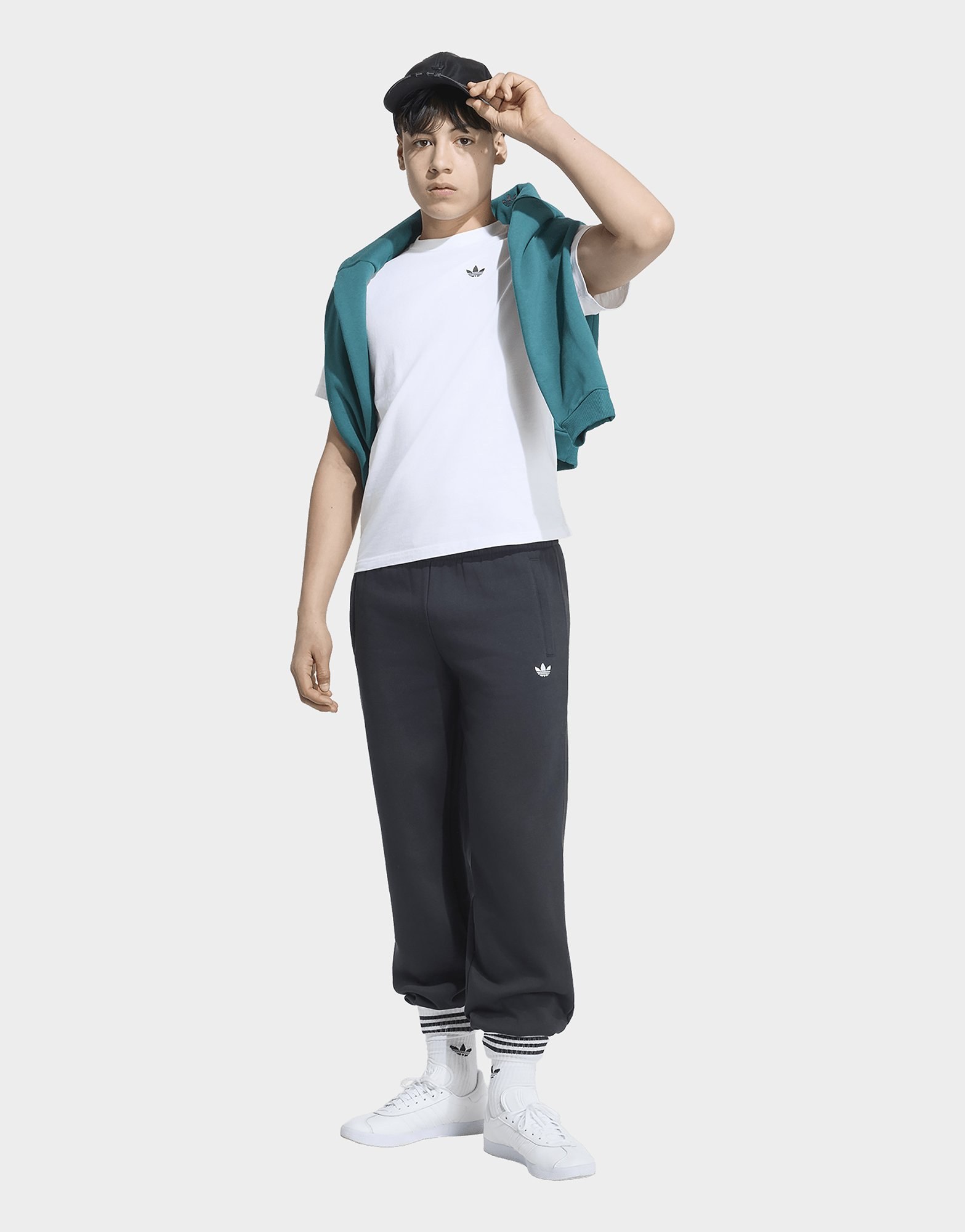adidas OVERSIZE-JOGGINGHOSE, FLEECE