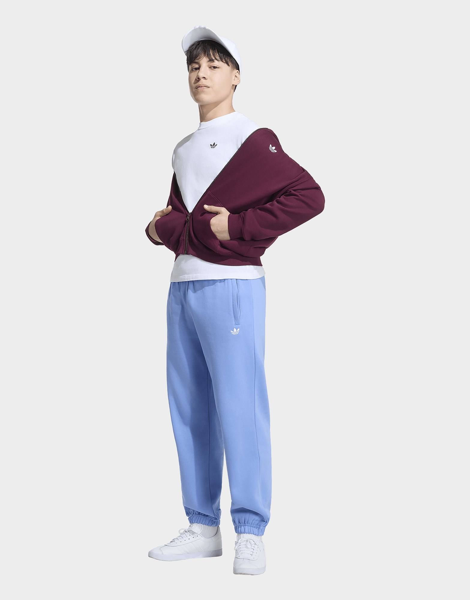 adidas OVERSIZE-JOGGINGHOSE, FLEECE