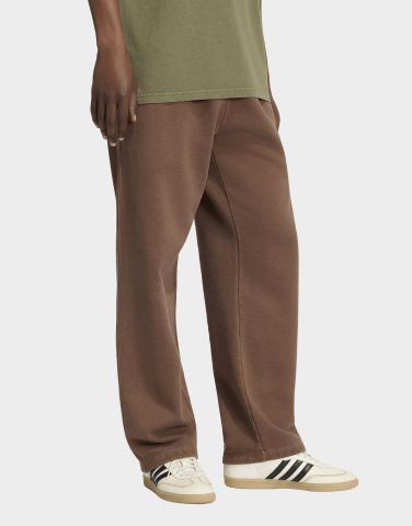 adidas TREFOIL ESSENTIALS HOSE, VERWASCHENE OPTIK, OFFENER SAUM