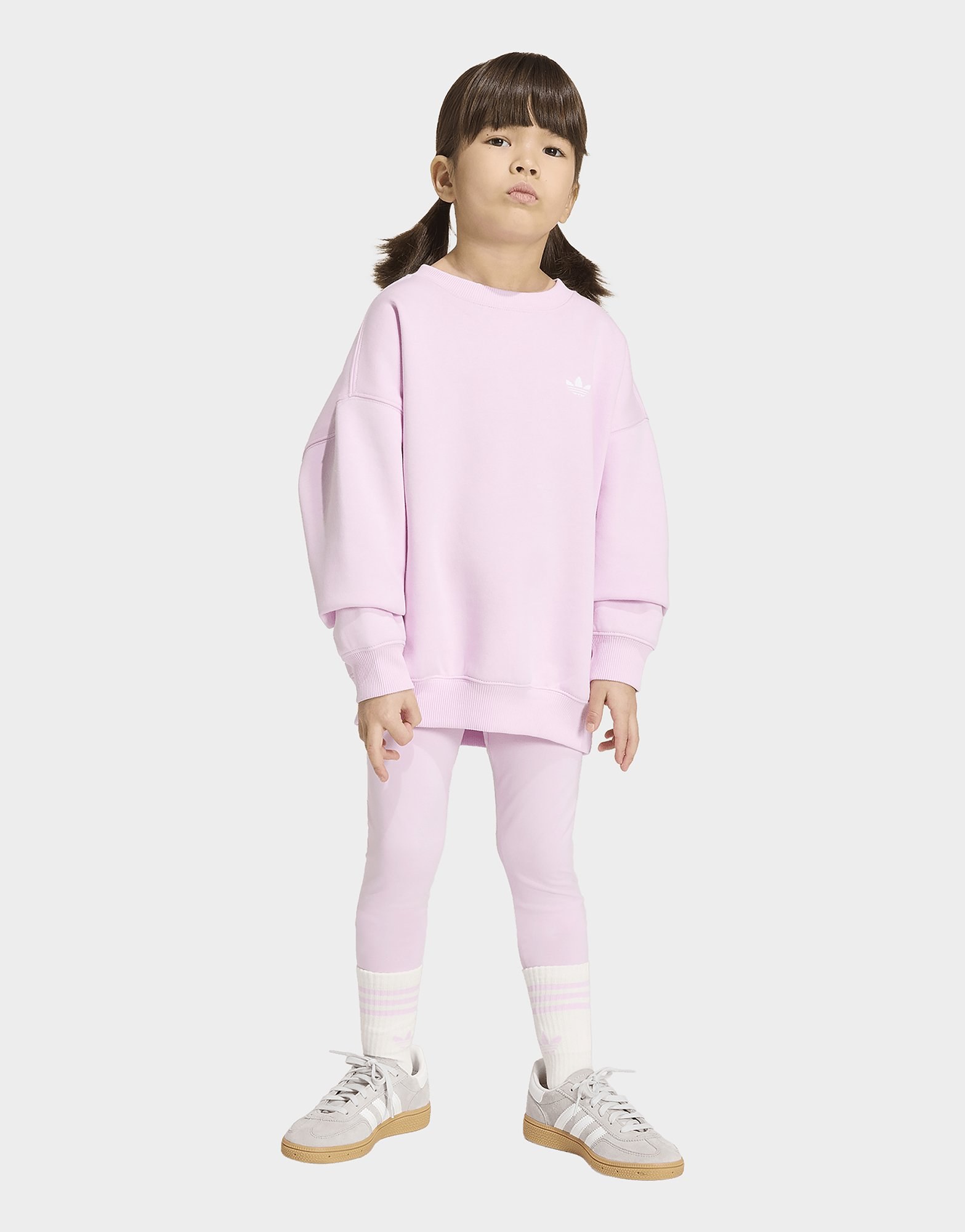 adidas OVERSIZE SET SWEATSHIRT RUNDHALSAUSSCHNITT LEGGINGS