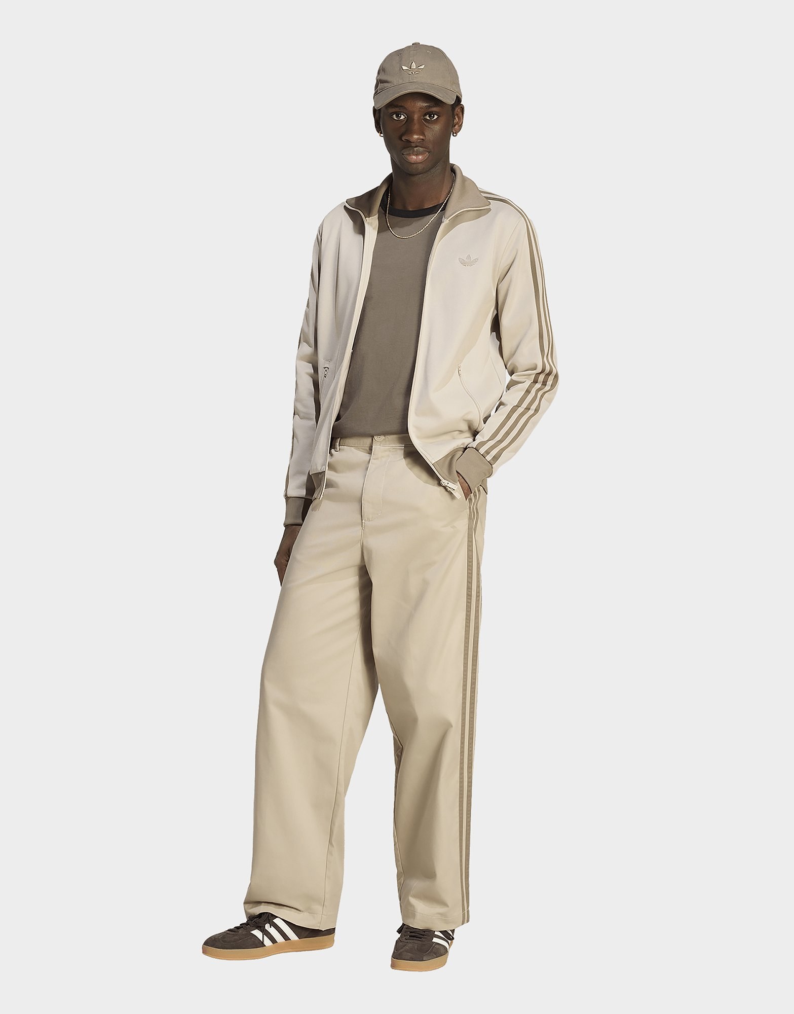 adidas 3-streifen Hose Mit Faltendetail