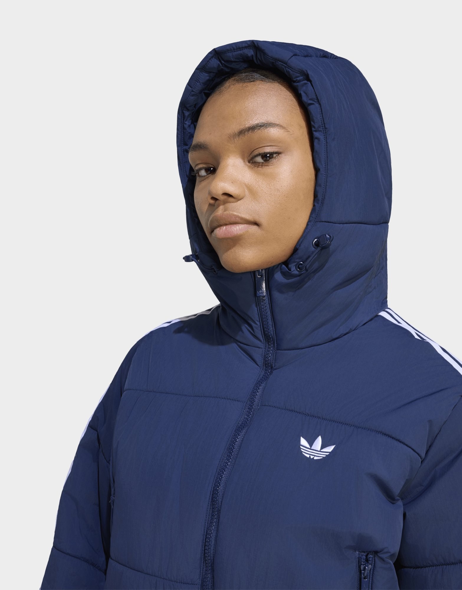 adidas Adicolor Puffer Jacke, Kürzer Geschnitten, Kapuze