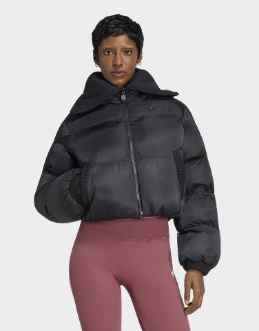 adidas Puffer Jacke, Gewirktes Material