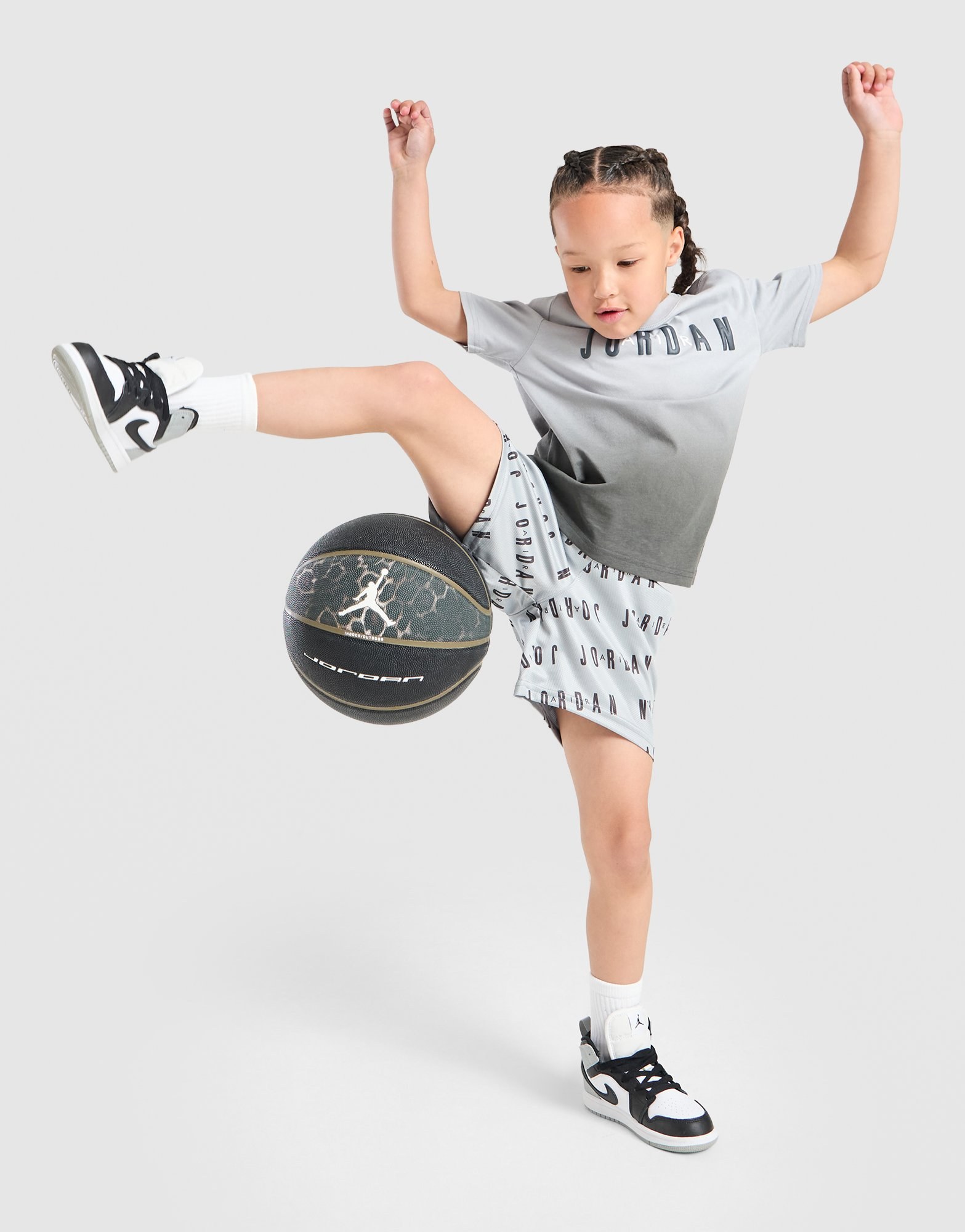 Jordan All Over Print T-Shirt/Shorts Set Children