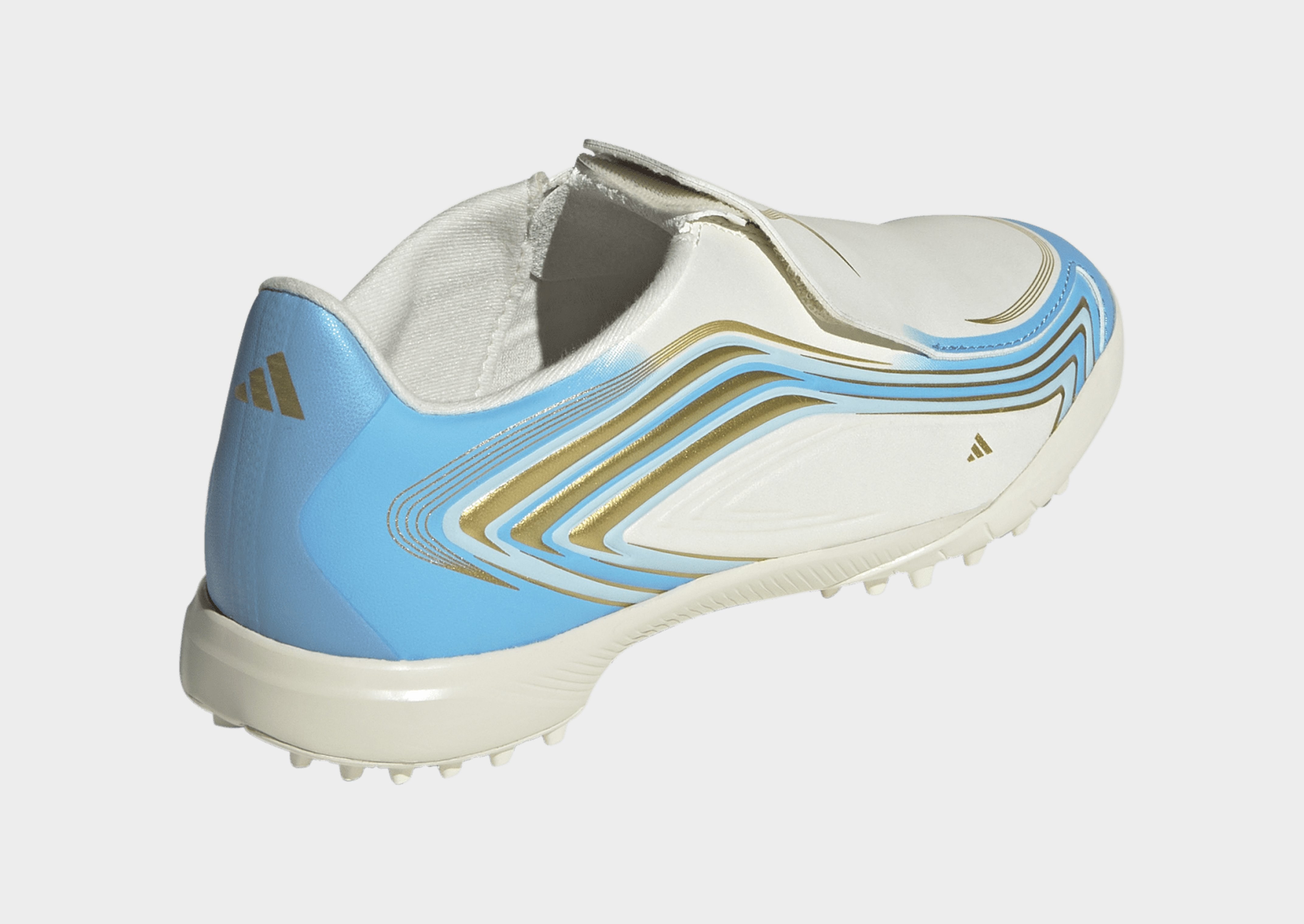 adidas F50 Messi League Kids Fußballschuh, Hybridrasen, Ohne Schnürsenkel