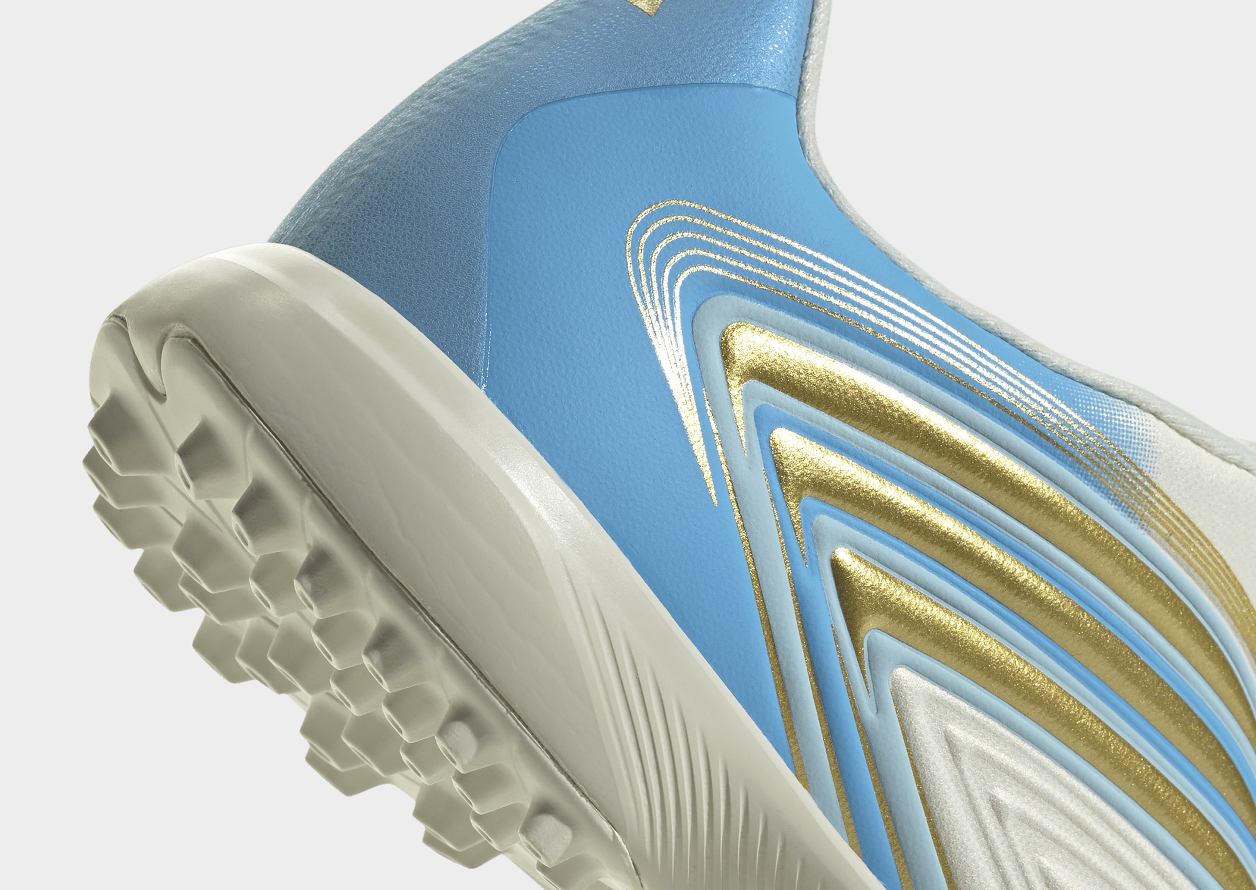adidas F50 Messi League Kids Fußballschuh, Hybridrasen, Ohne Schnürsenkel
