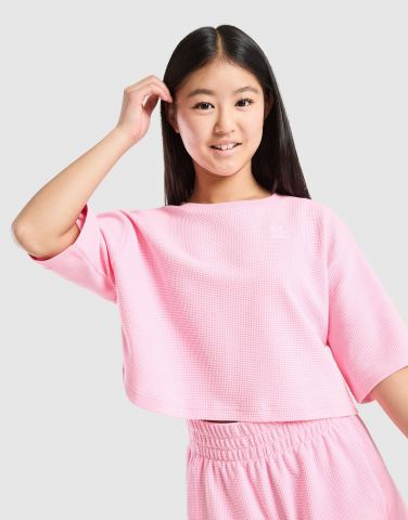 adidas Girls' Waffle T-Shirt Junior