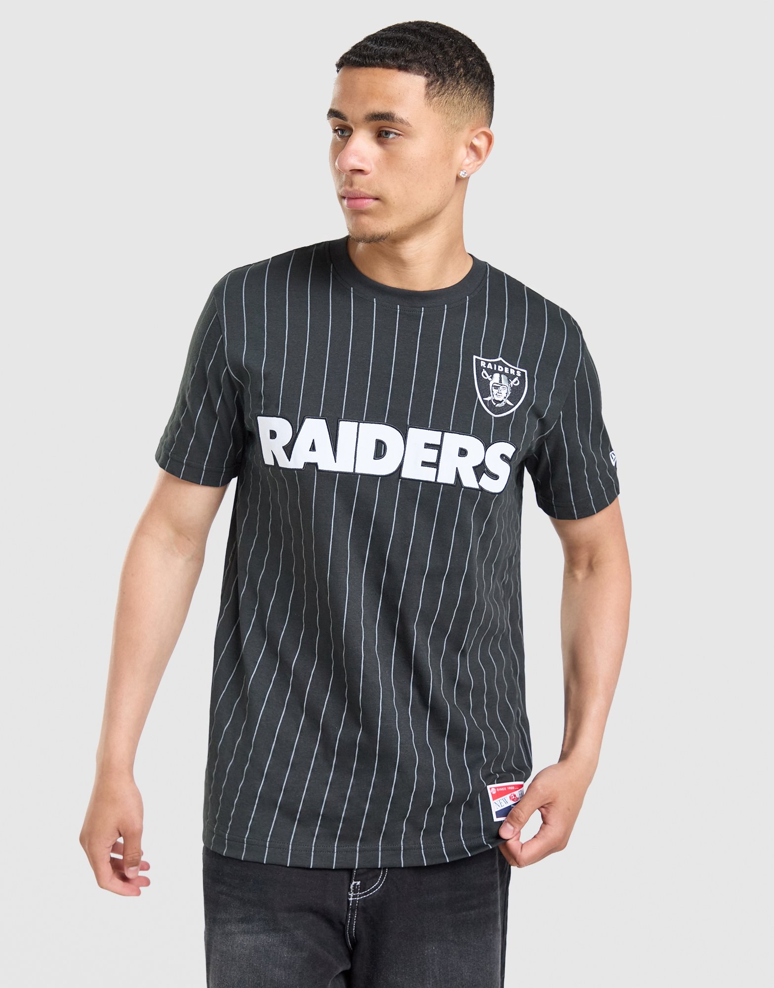 New Era MLB LA Raiders Pinstripe T-Shirt