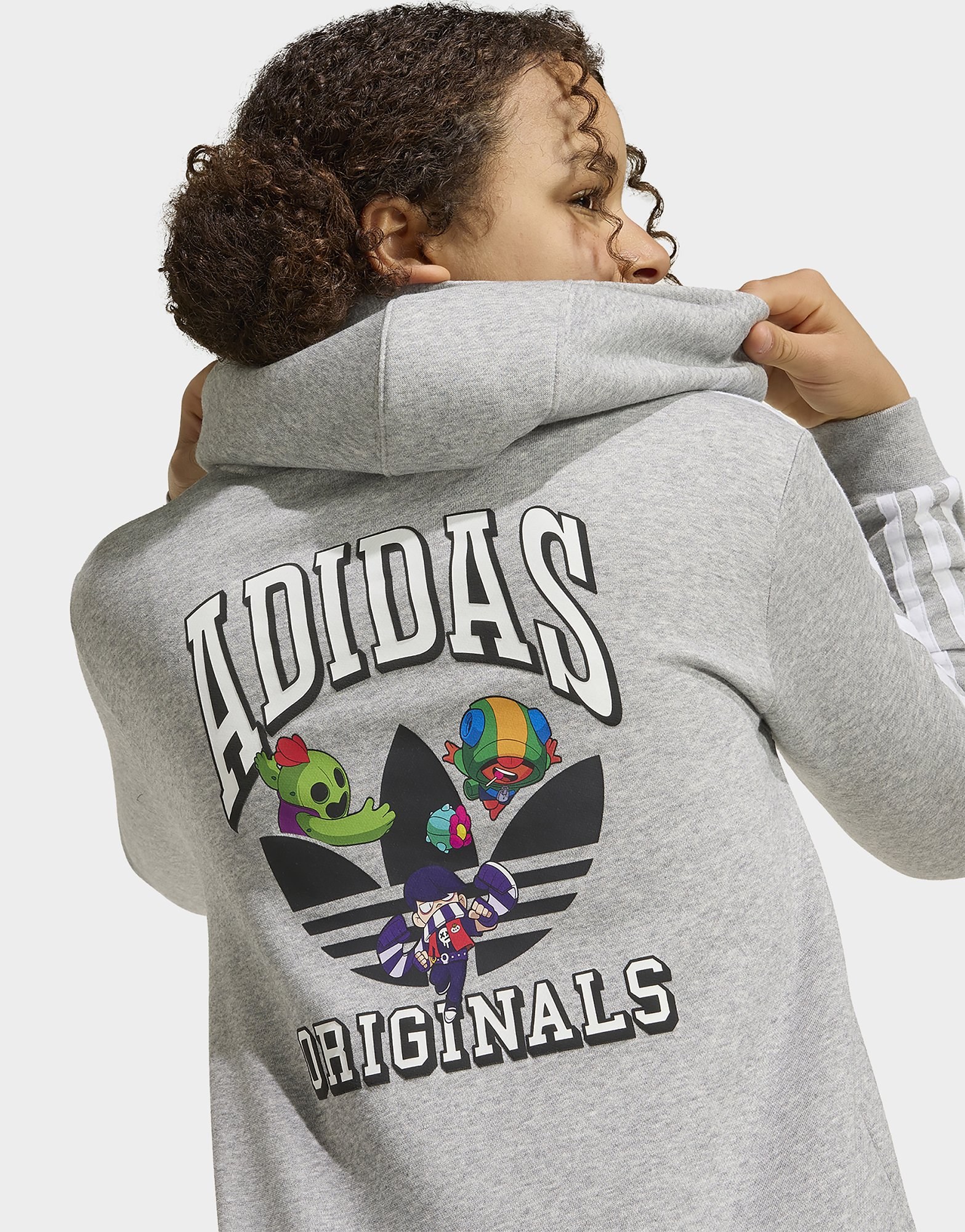 adidas Grafik-hoodie, Locker Geschnitten