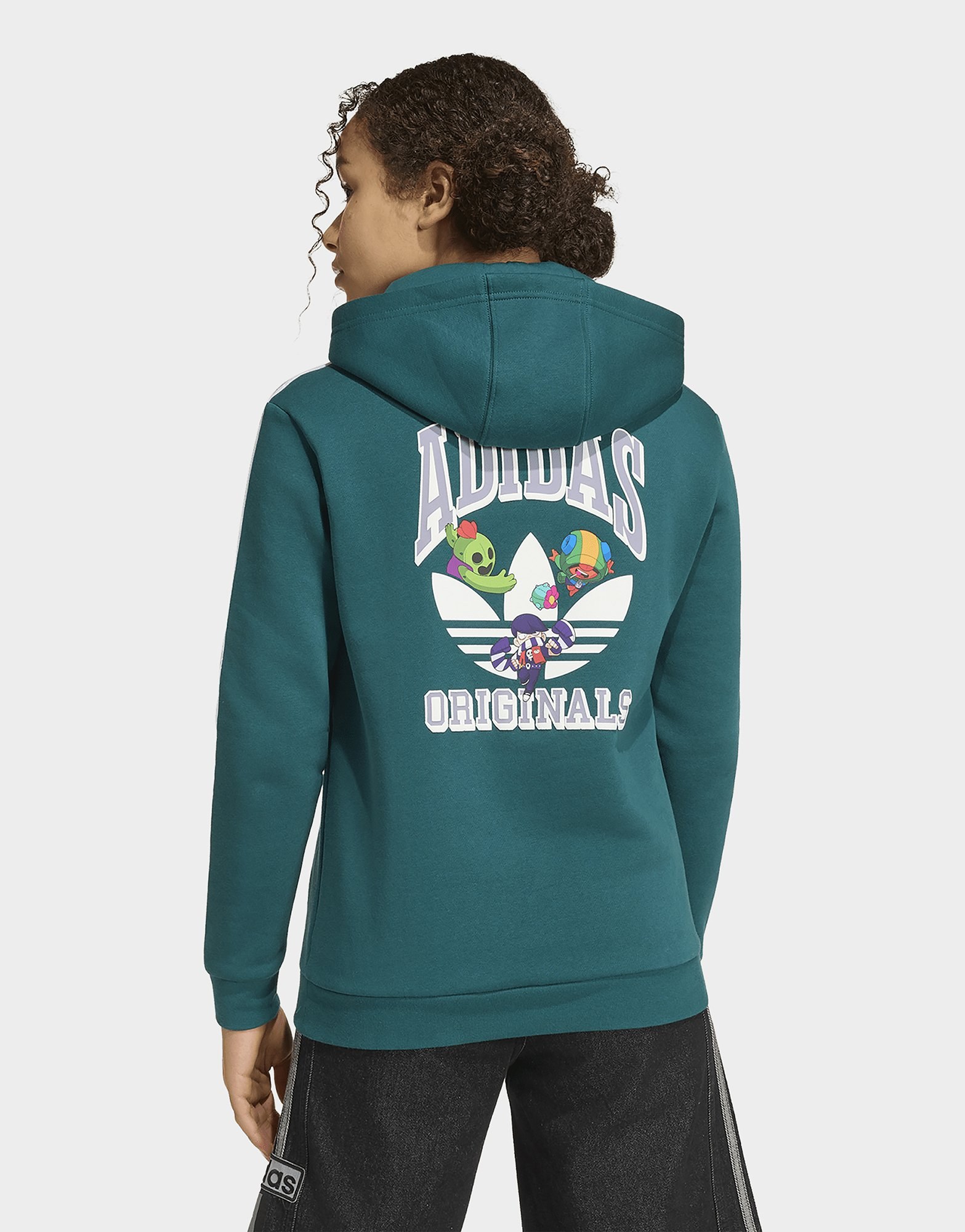 adidas Grafik-hoodie, Locker Geschnitten