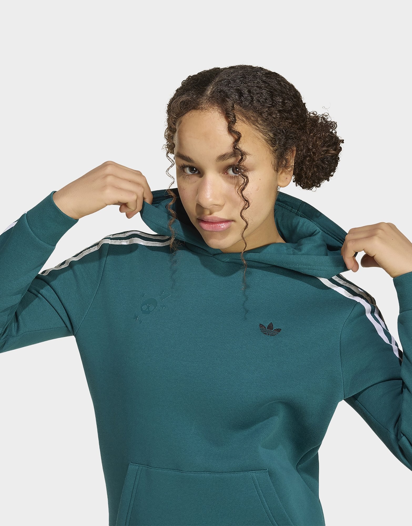 adidas Grafik-hoodie, Locker Geschnitten