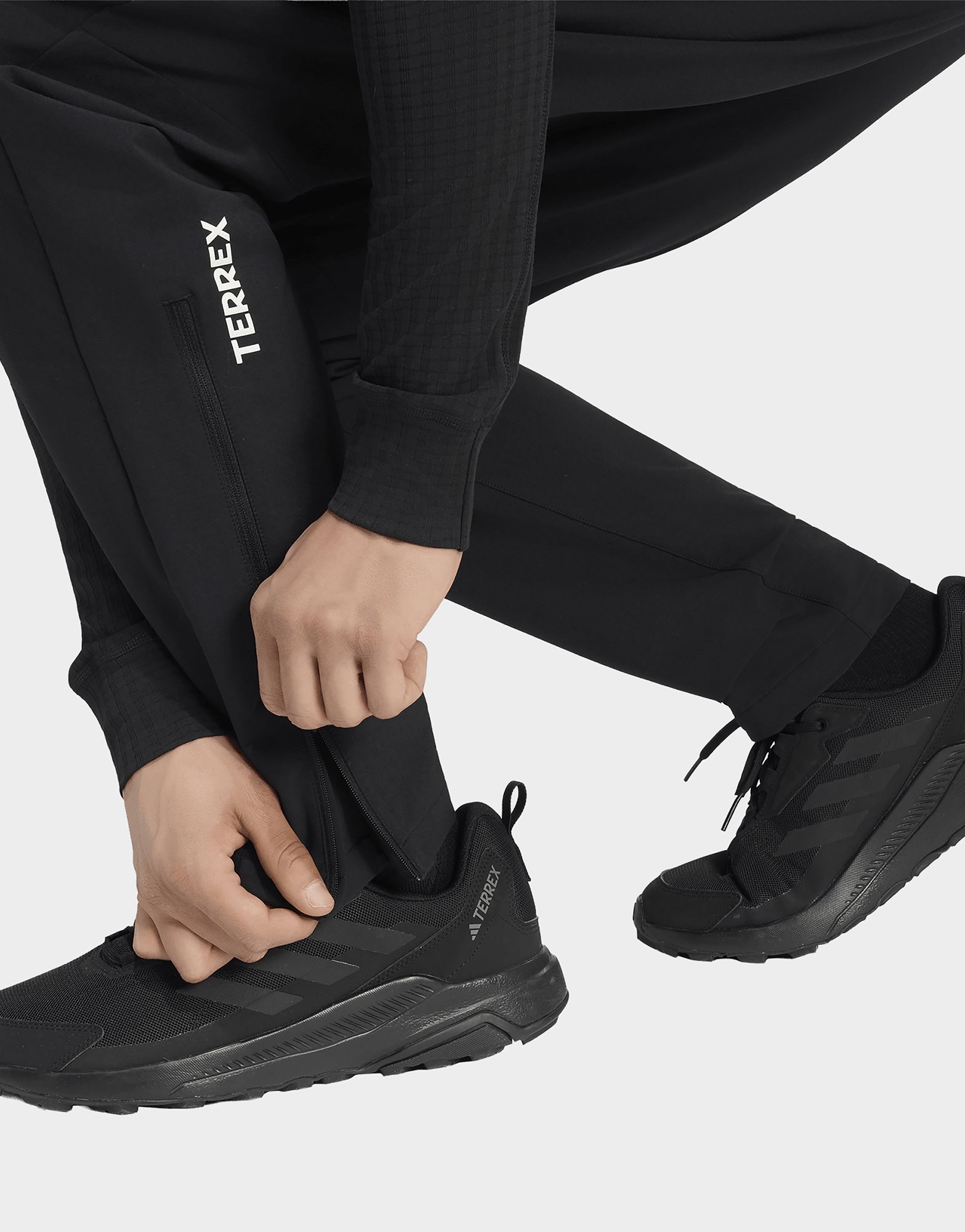 adidas Terrex Xperior Pro Softshell-Hose, angeraute Innenseite