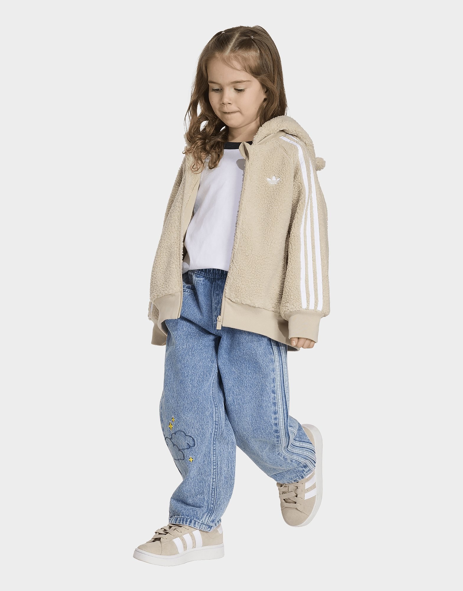 adidas CARE BEARS SST TEDDY FLEECE TRACK TOP MIT KAPUZE