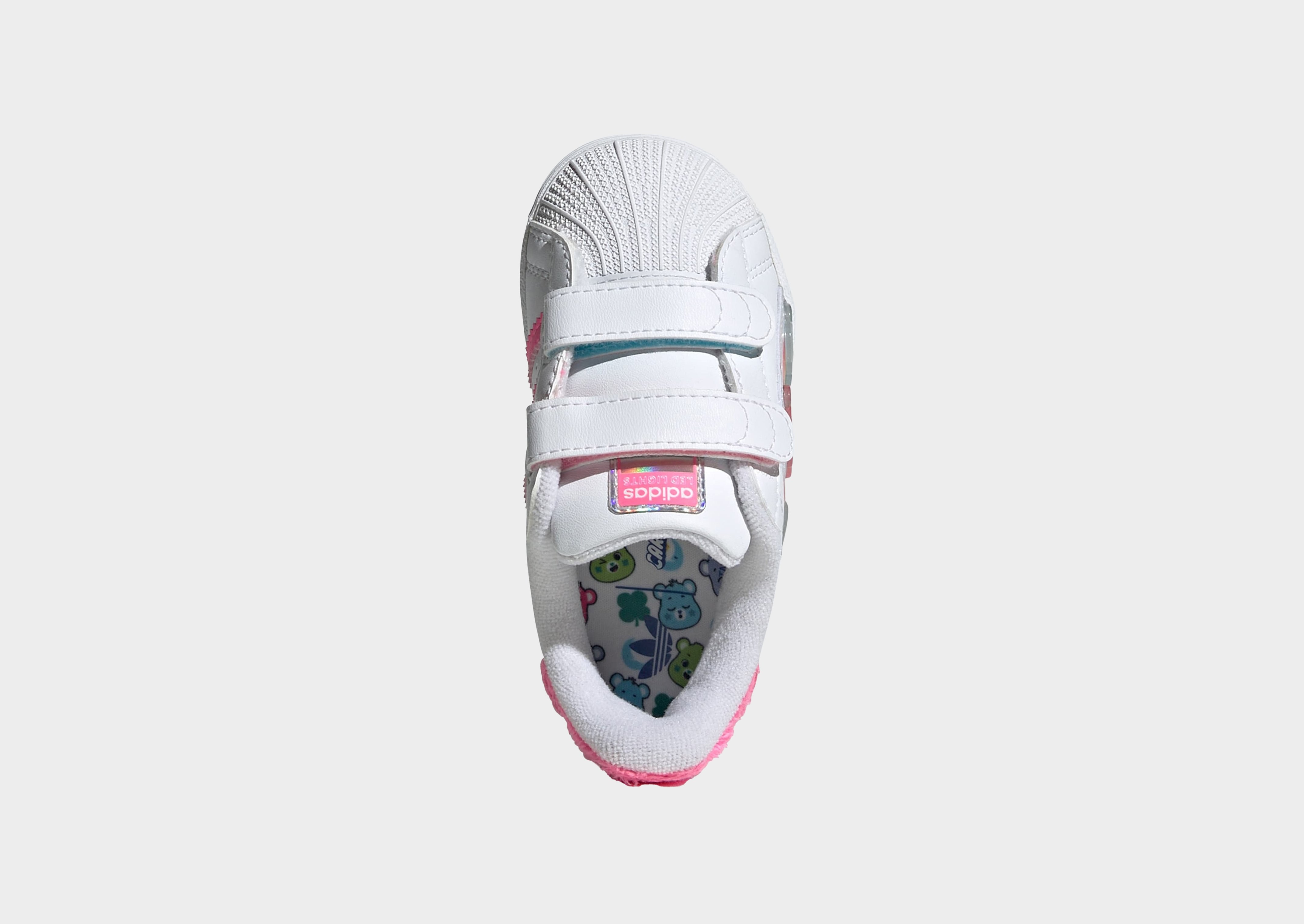 adidas Originals Care Bears Superstar Schuh, Led-lichter, Komfortverschluss